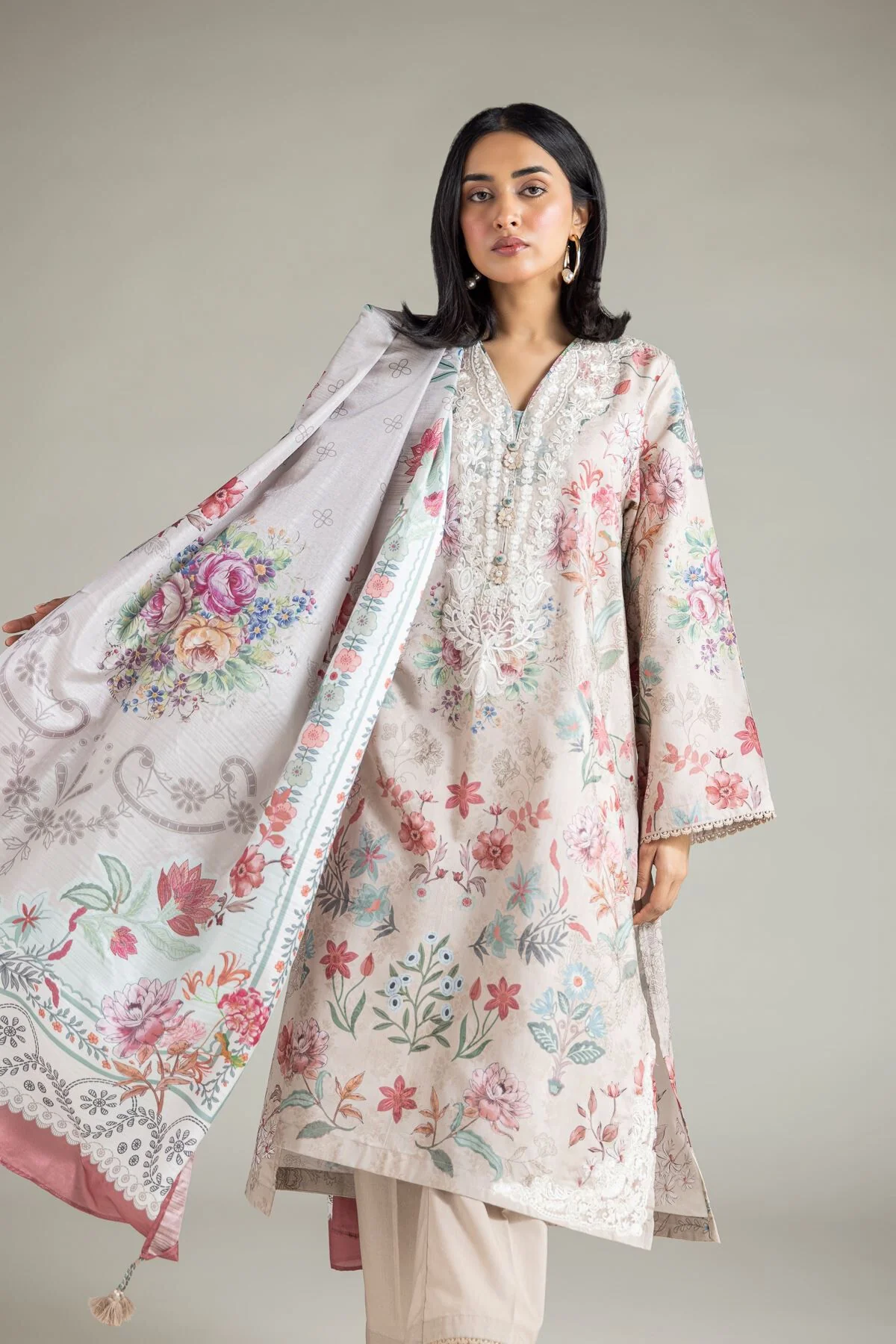Khaadi T-A33-26-104FB1 3 Piece Spring Summer Collection 2026