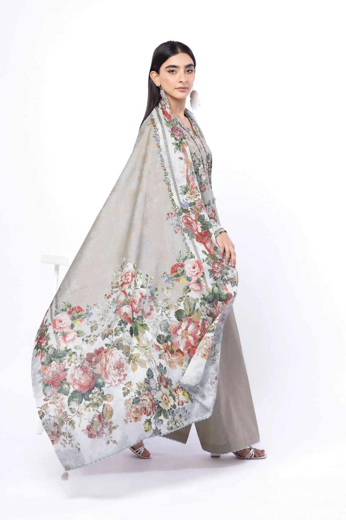 Khaadi T-A33-26-107FA-VG_MULTI Fabrics First Bloom 2026 - Image 2