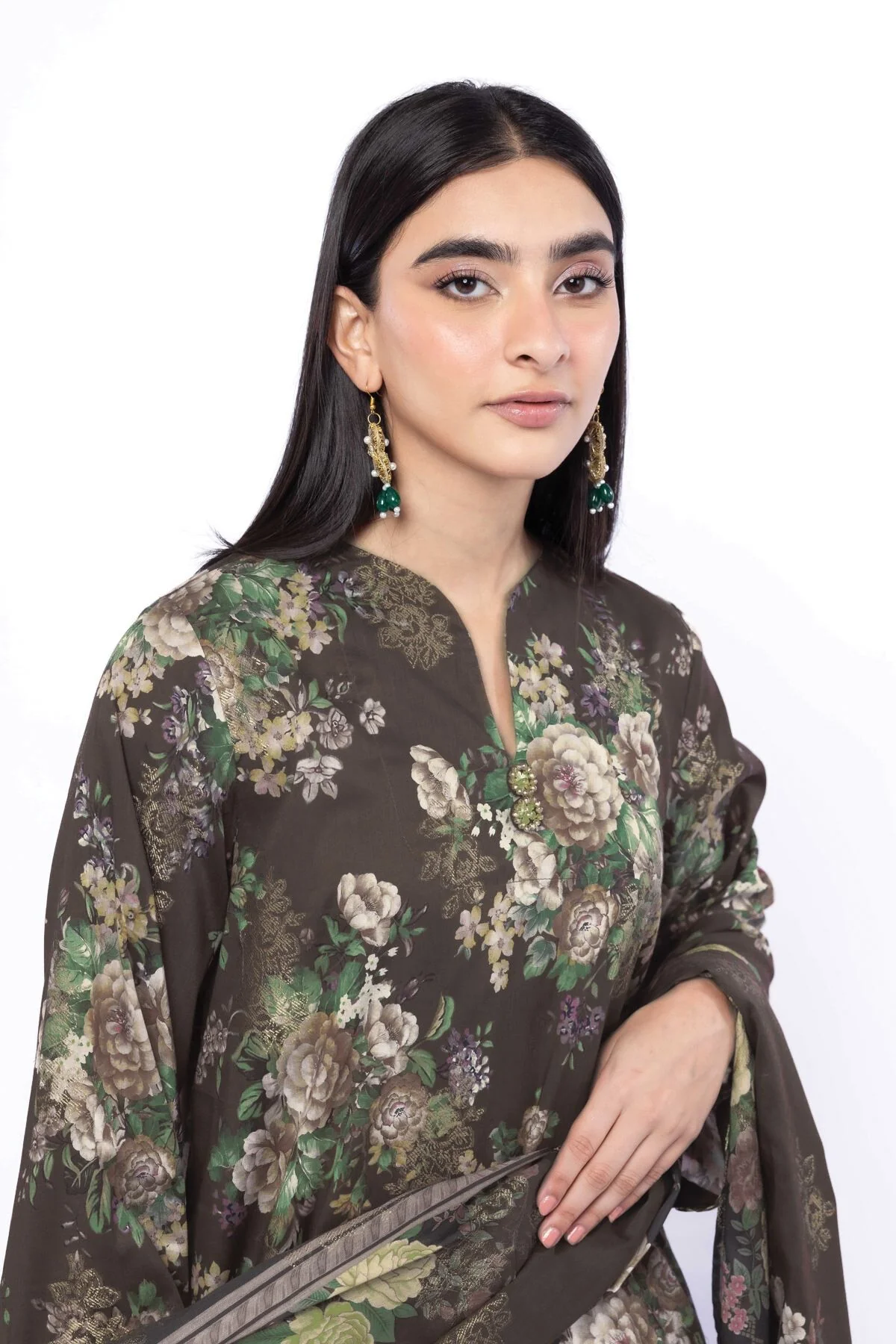 Khaadi T-A33-26-107FD-VG_MULTI Fabrics First Bloom 2026 - Image 2