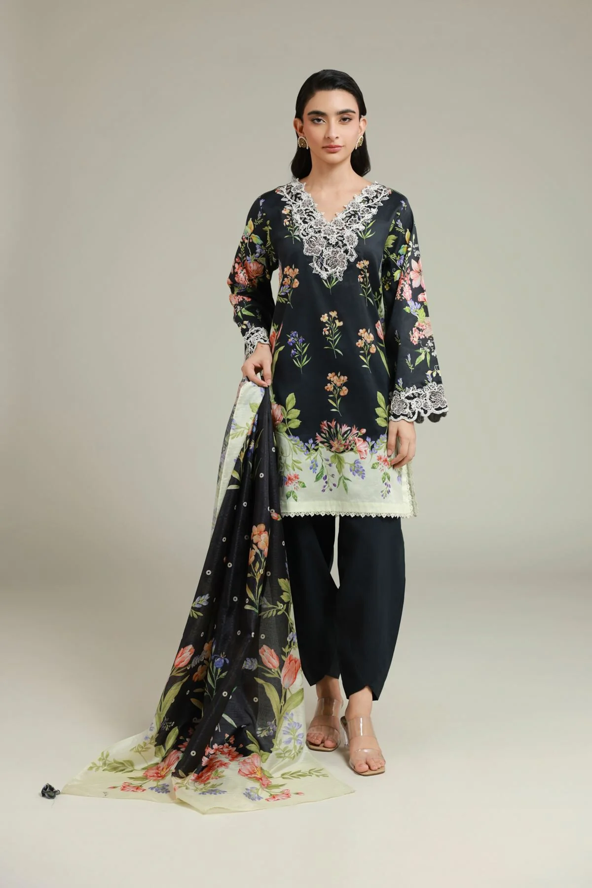 Khaadi T-A33-26-110FA2-VG_MULTI Fabrics First Bloom 2026