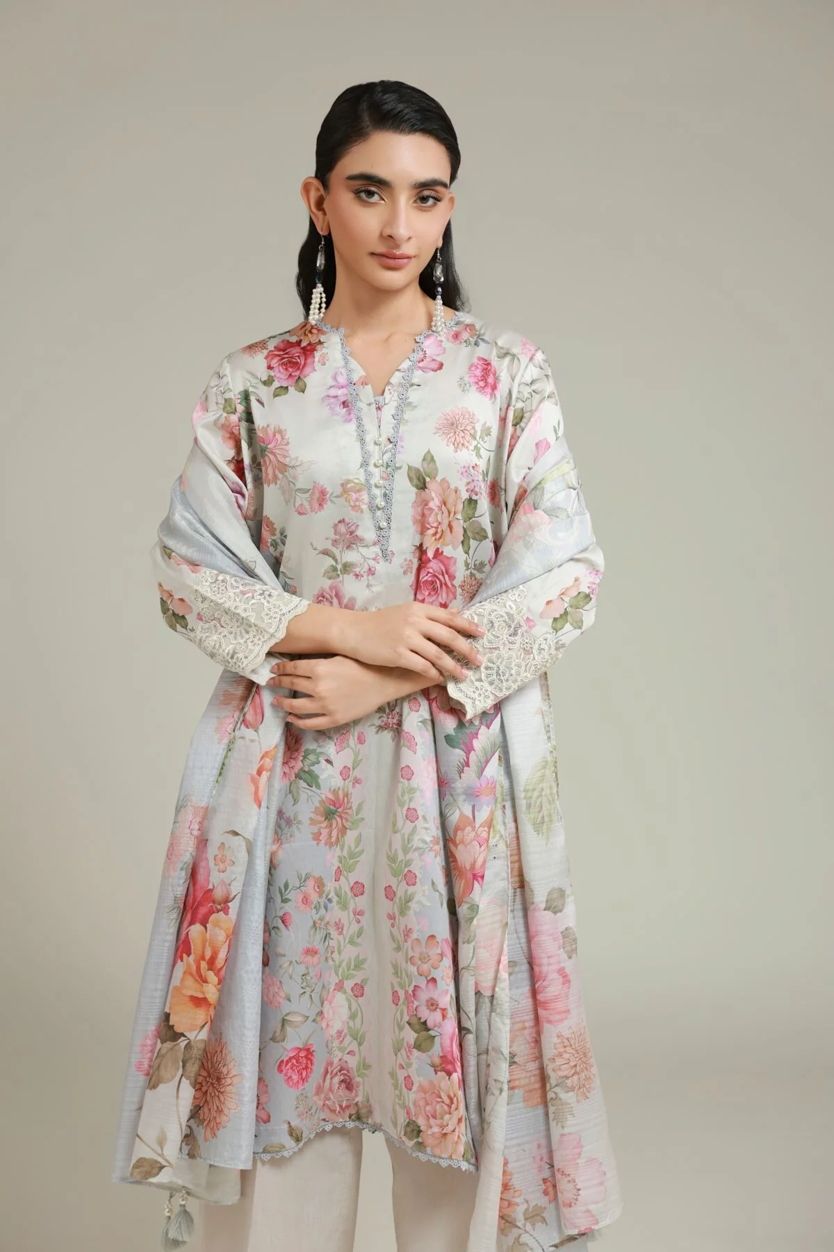 Khaadi T-A33-26-110FG2-VG_MULTI Fabrics First Bloom 2026
