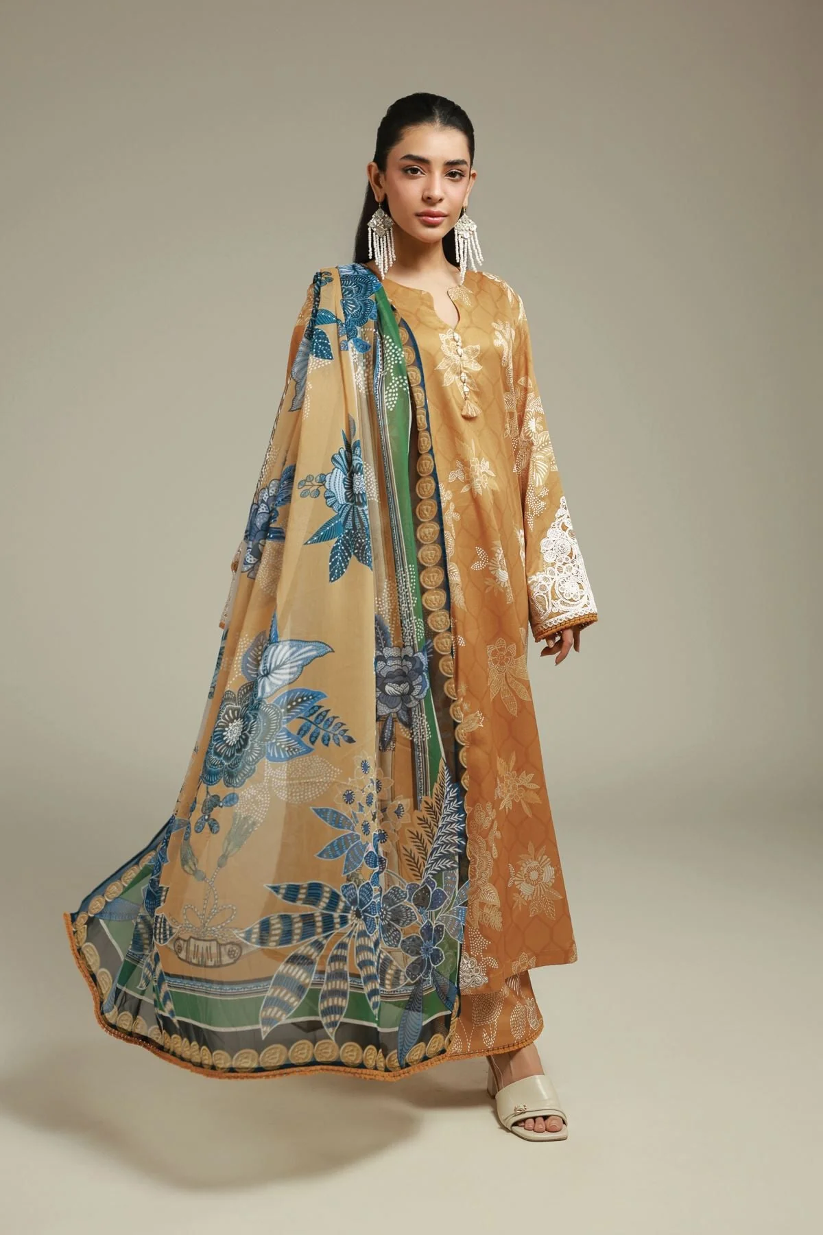 Khaadi T-A33-26-111FF1 3 Piece Spring Summer Collection 2026