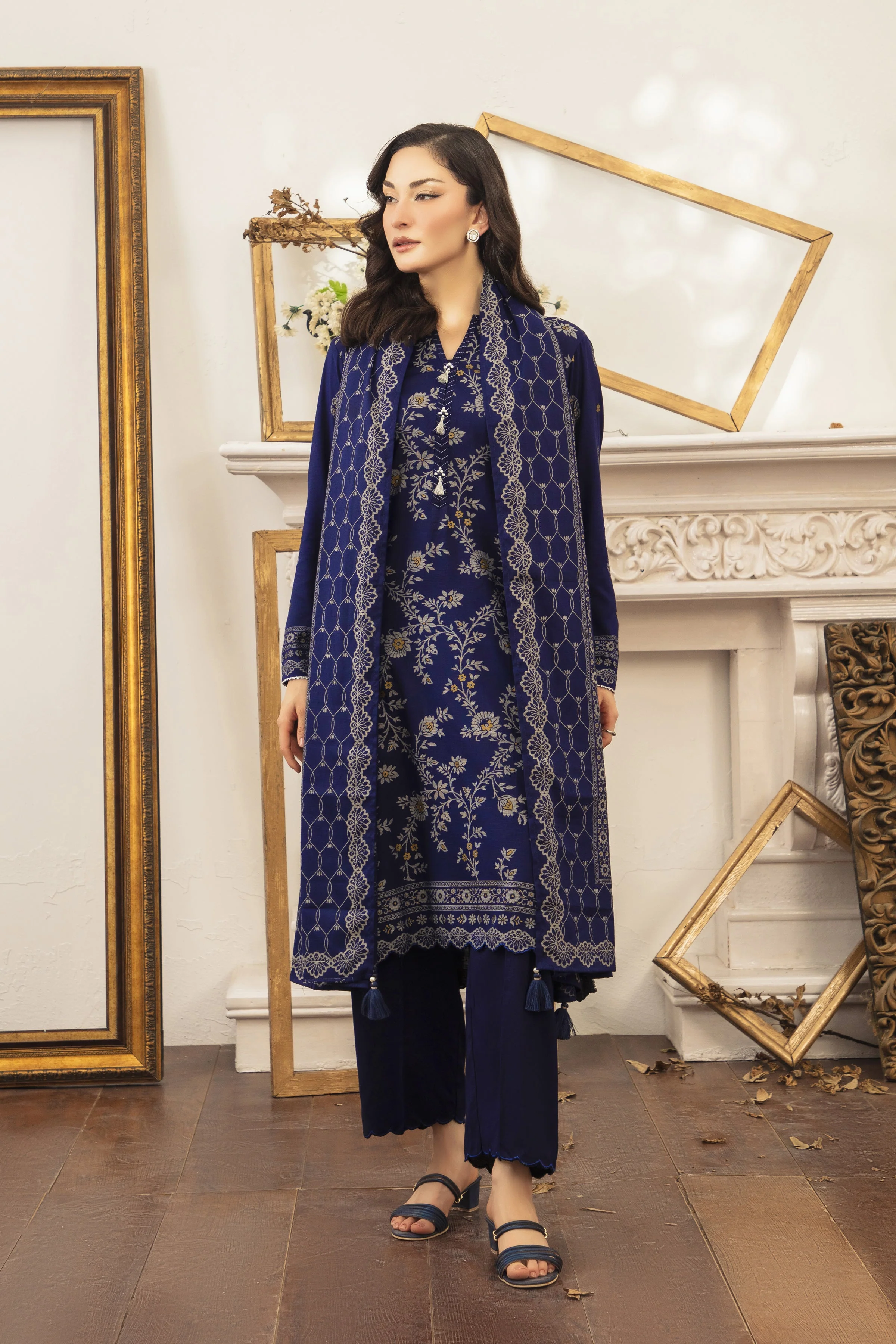 Lakhany LG-RL-0266-A Textured Pearl Printed Winter 2025 - Image 2