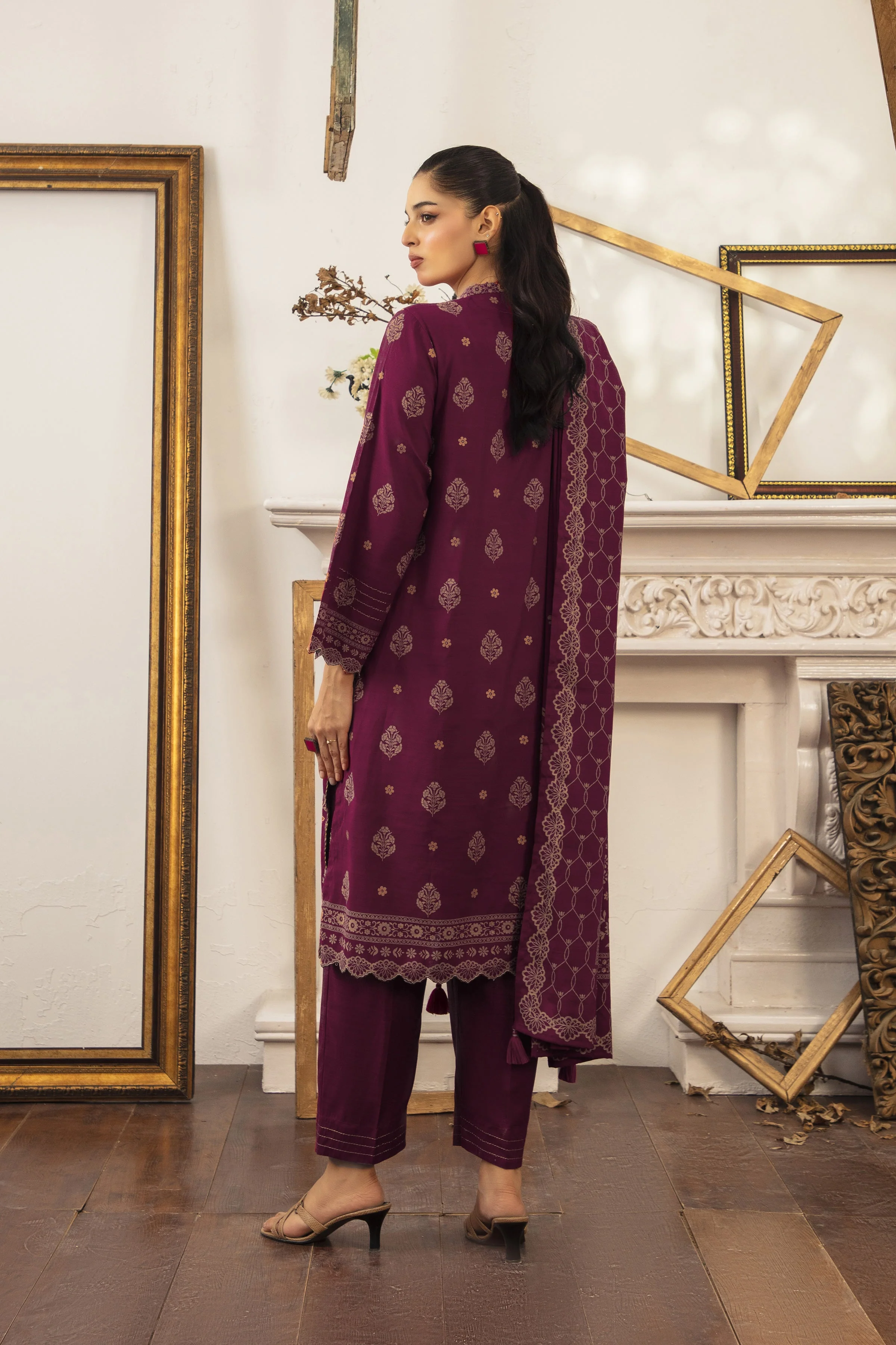 Lakhany LG-RL-0266-C Textured Pearl Printed Winter 2025 - Image 2