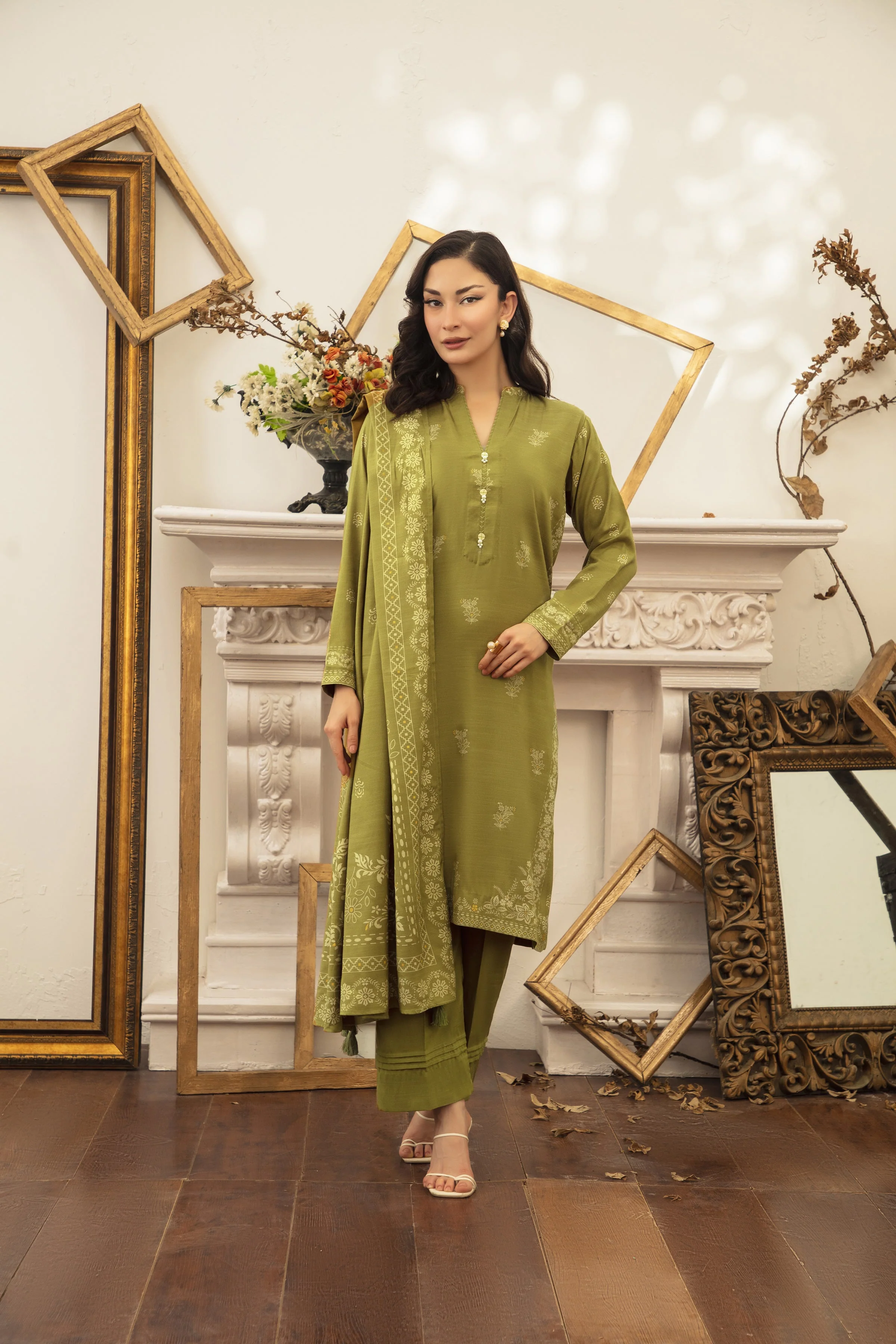 Lakhany LG-SG-0009-C Textured Pearl Printed Winter 2025 - Image 2