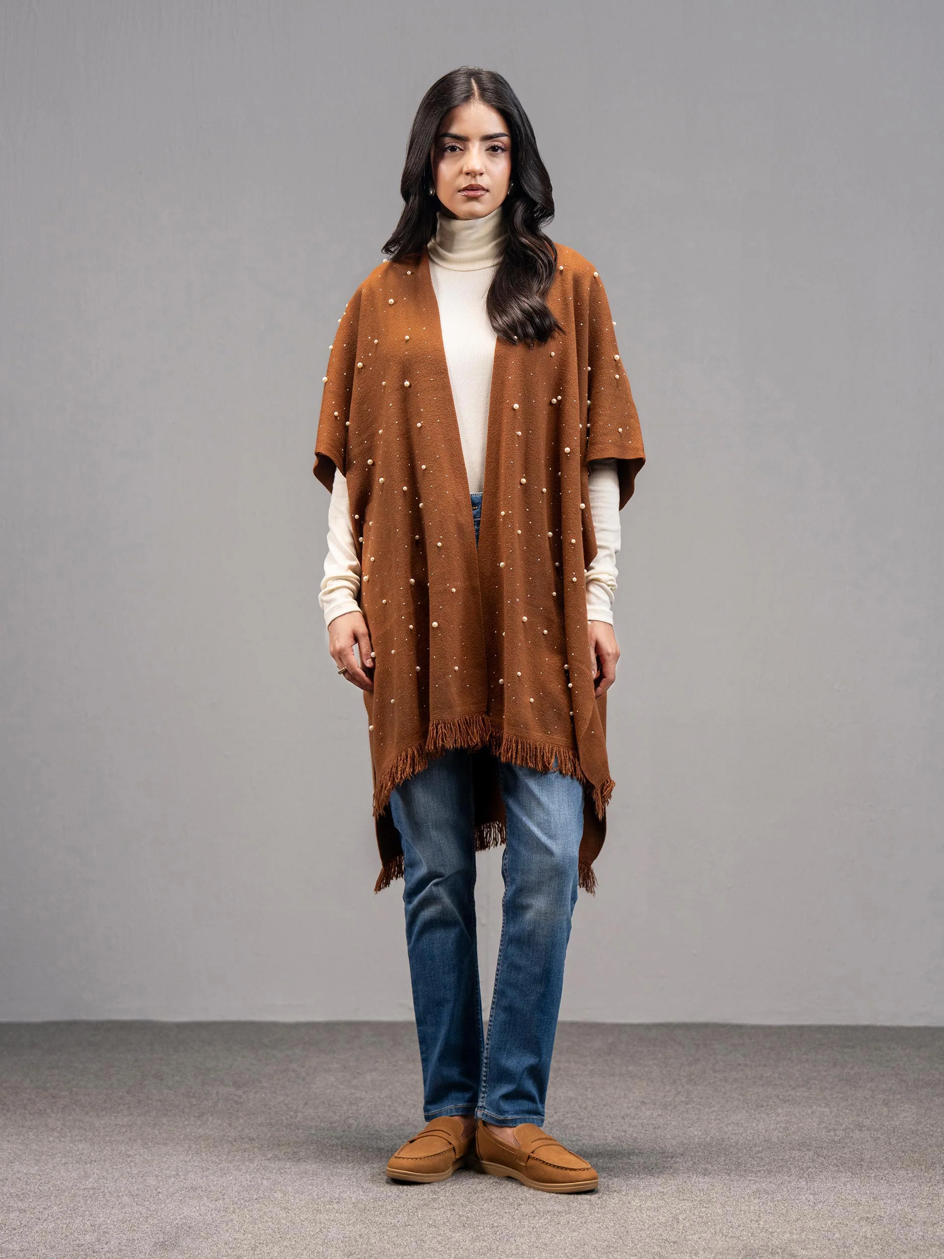 Limelight I9980CP-FRE-425-WoolenShrug Cape  2025
