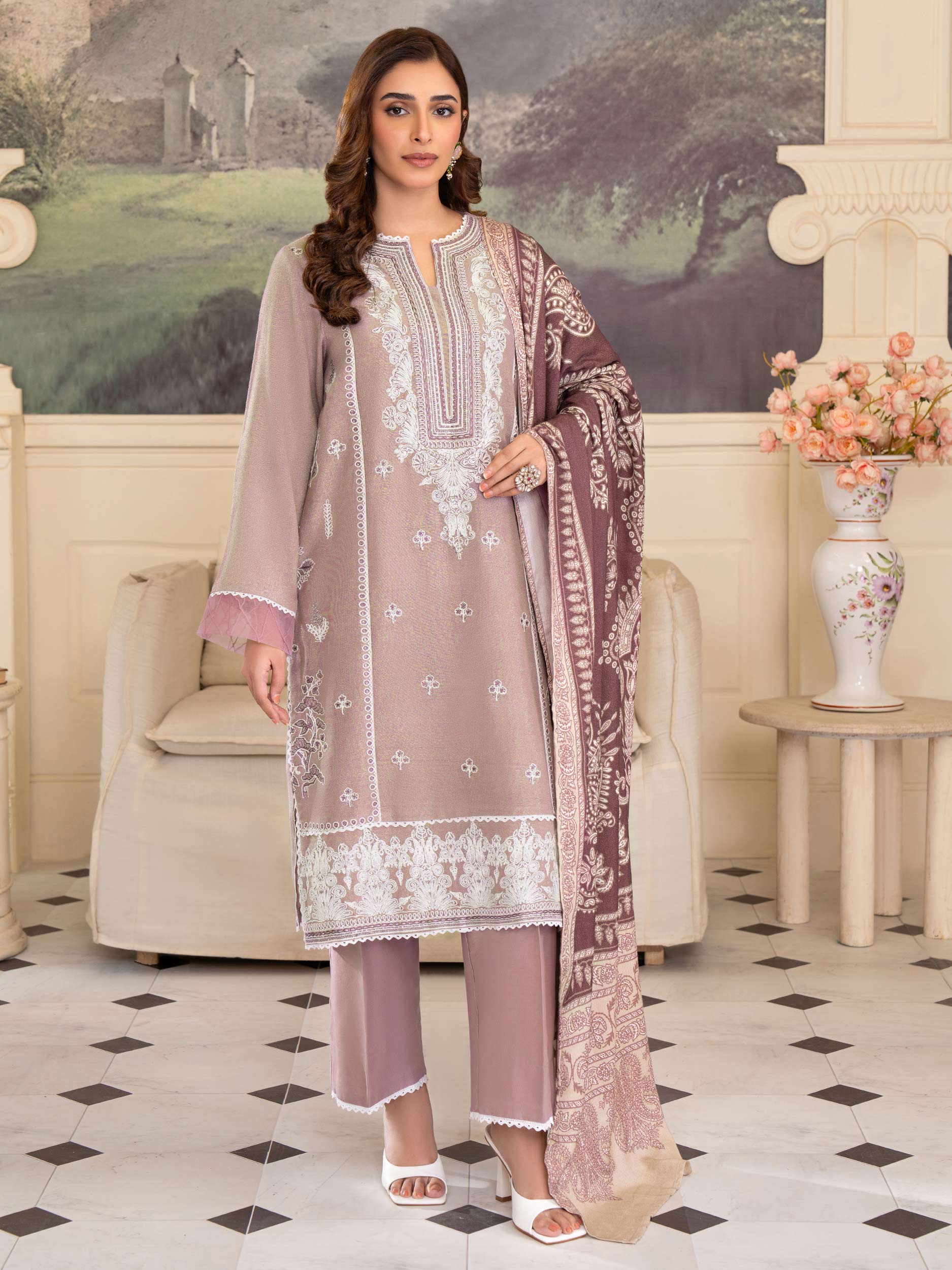 Limelight U3073SU-3Pc-LLC Winter Embroiderd Collection 2025