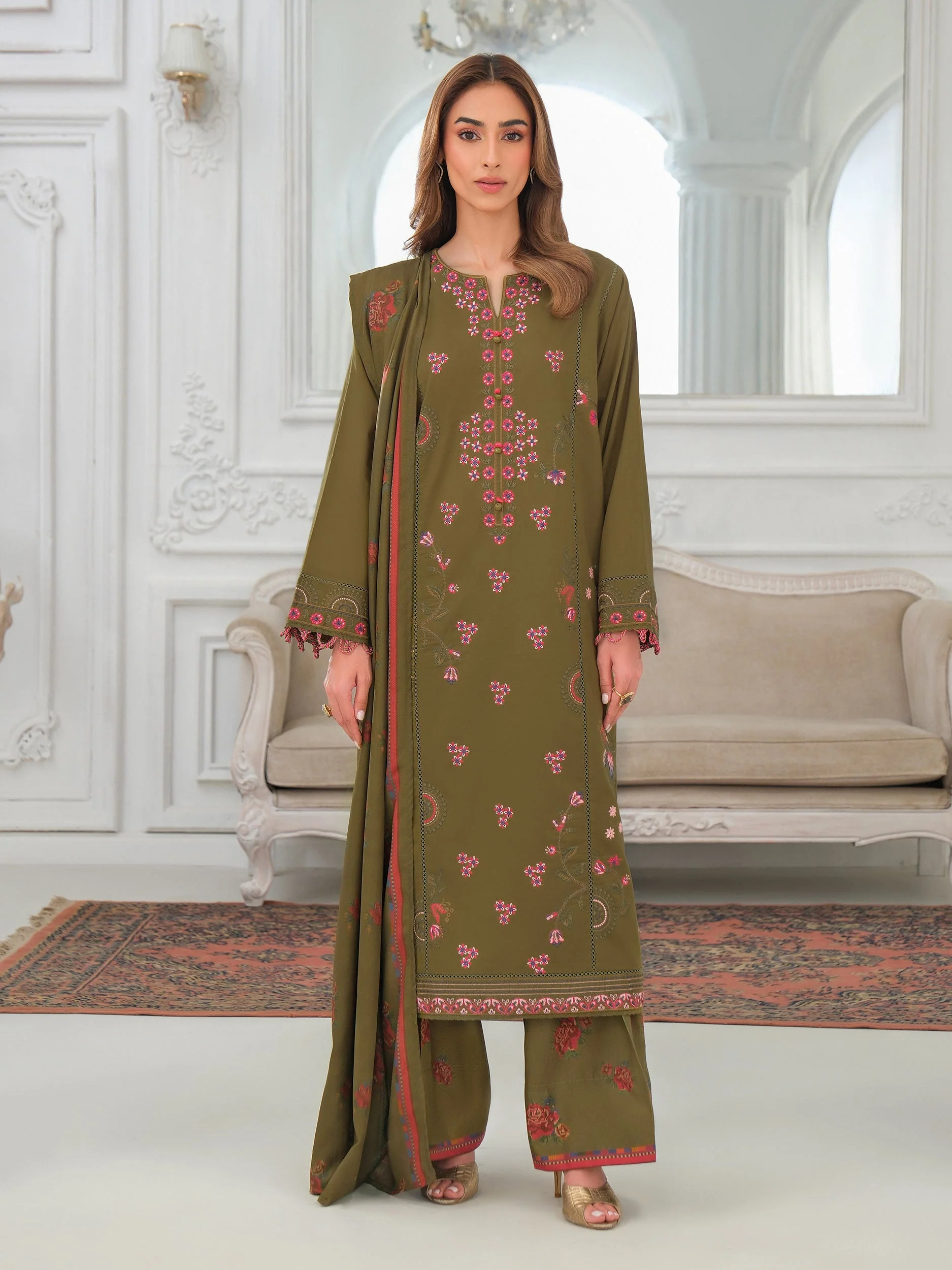Limelight U3994SU-3PC-360 Winter Embroiderd Collection 2025
