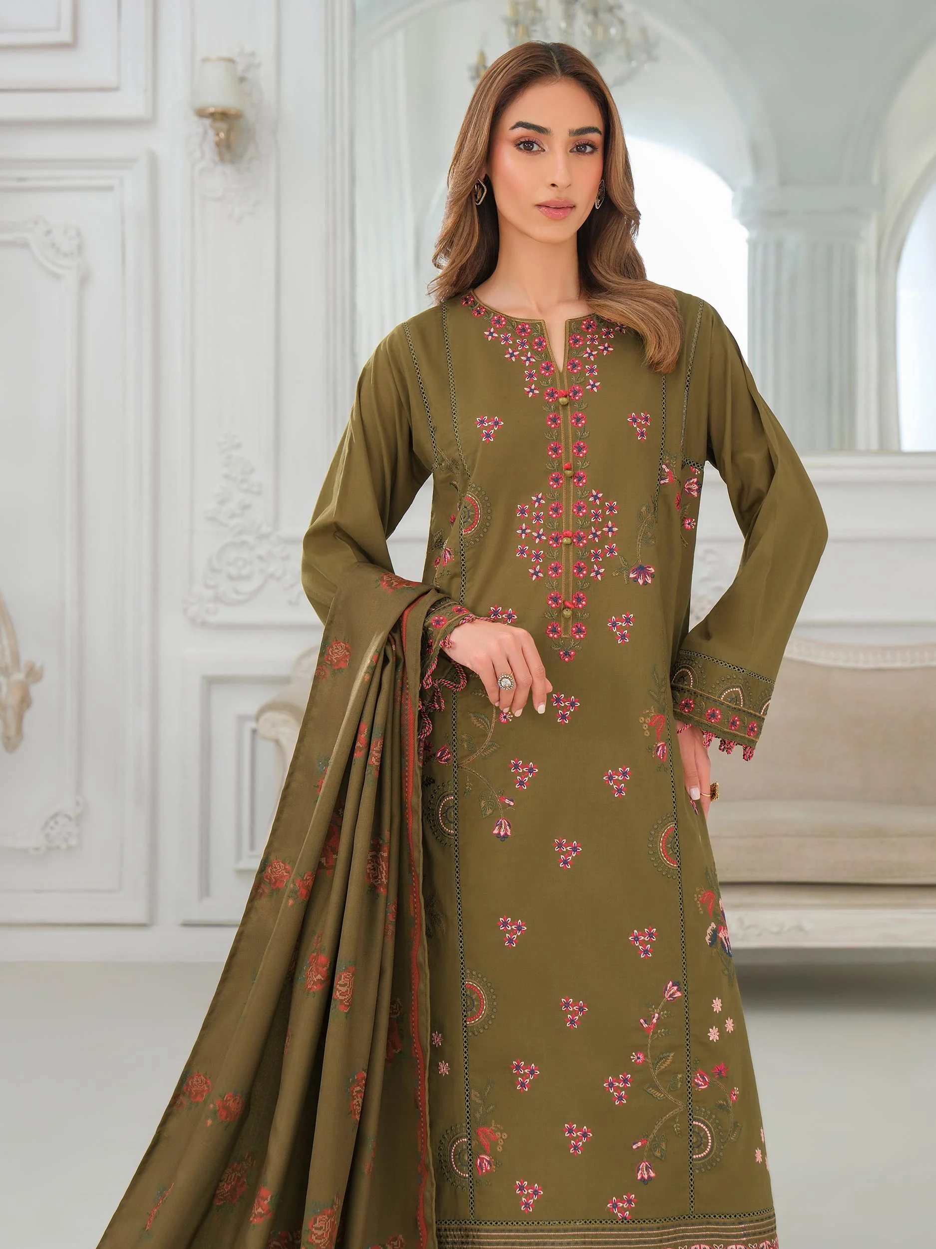 Limelight U3994SU-3PC-360 Winter Embroiderd Collection 2025 - Image 2
