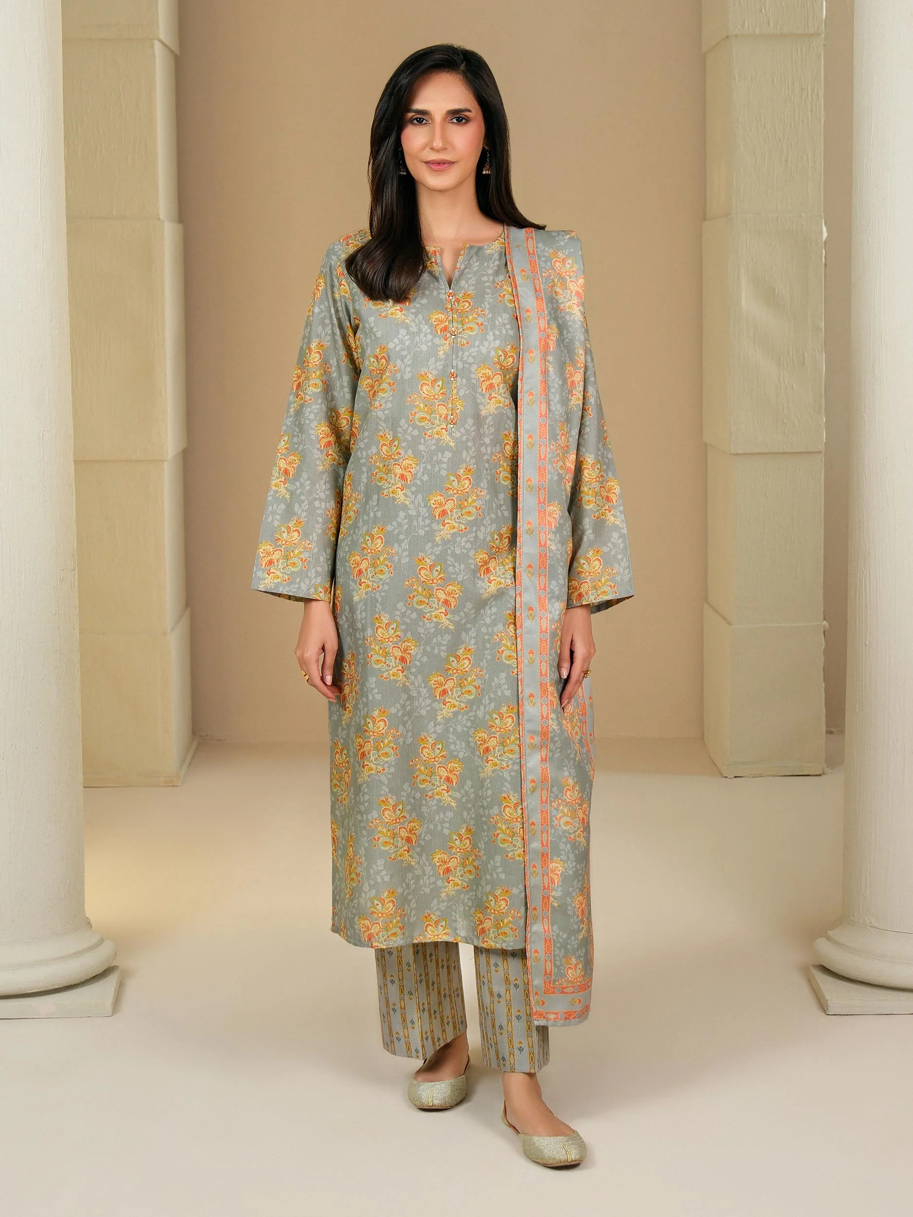 Limelight U4102SU-3PC-049 Printed Winter Collection 2025
