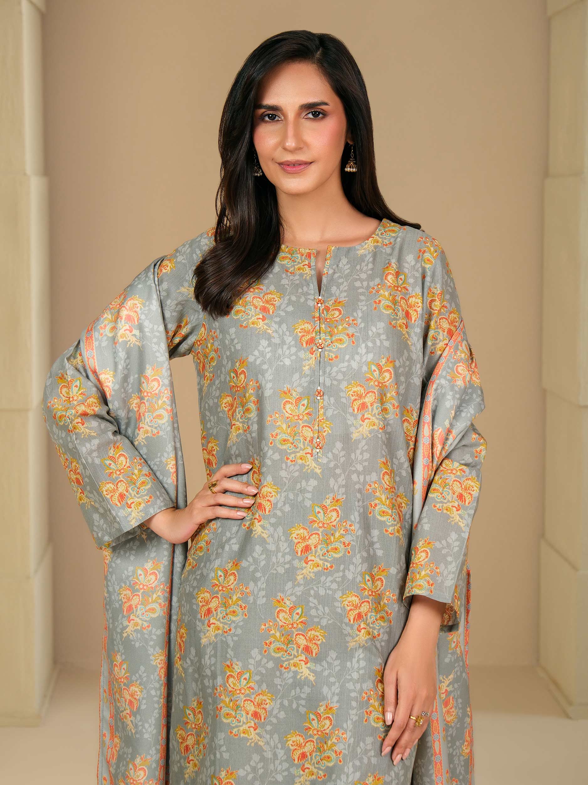 Limelight U4102SU-3PC-049 Printed Winter Collection 2025 - Image 2