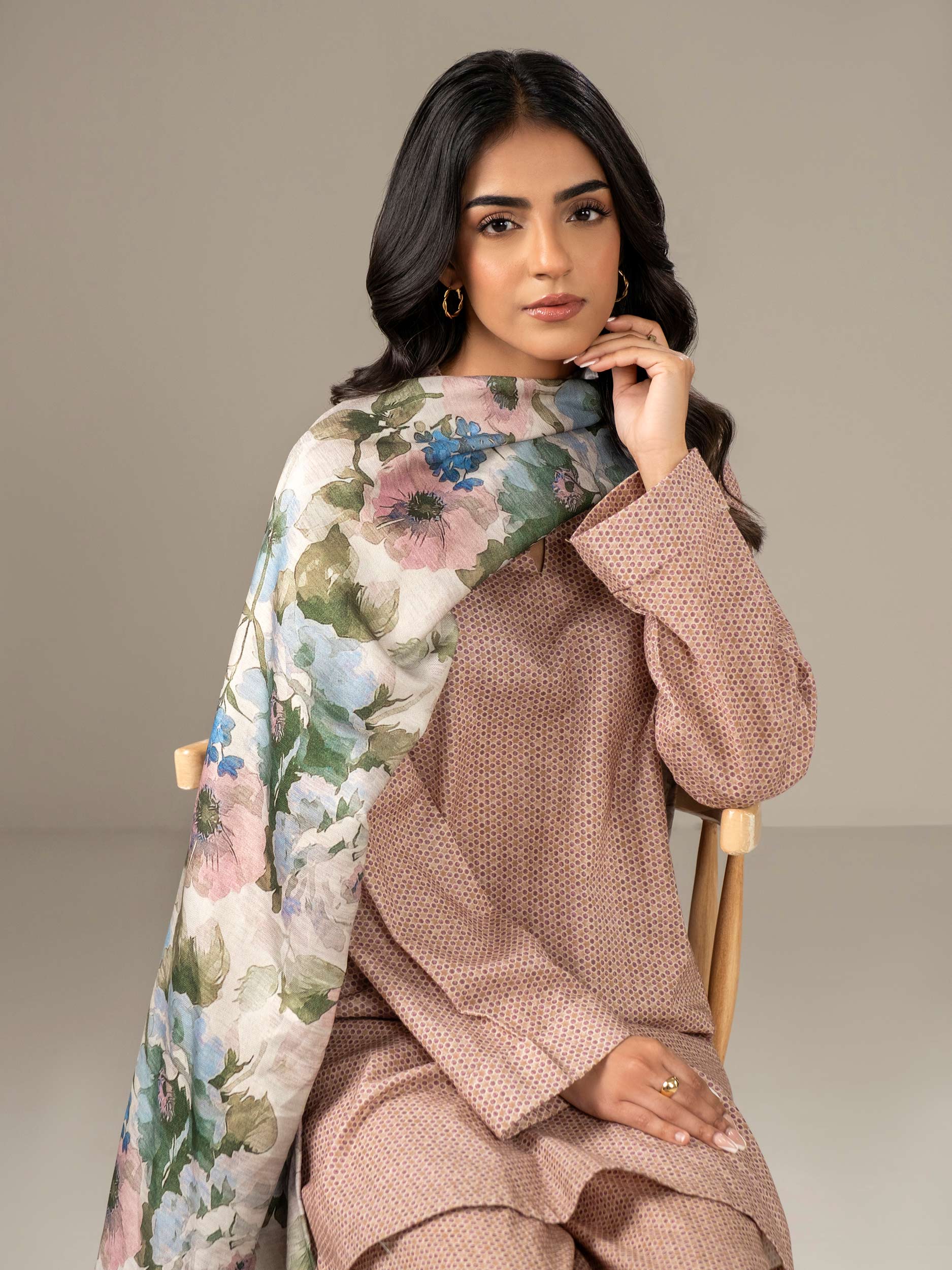 Limelight U4401SU-3PC-489 Printed Winter Collection 2025 - Image 2