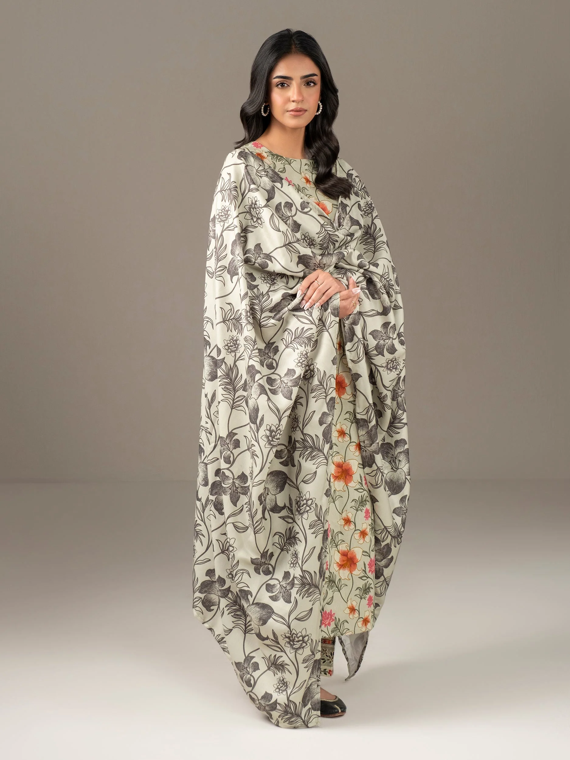 Limelight U4412SU-3PC-014 Printed Winter Collection 2025