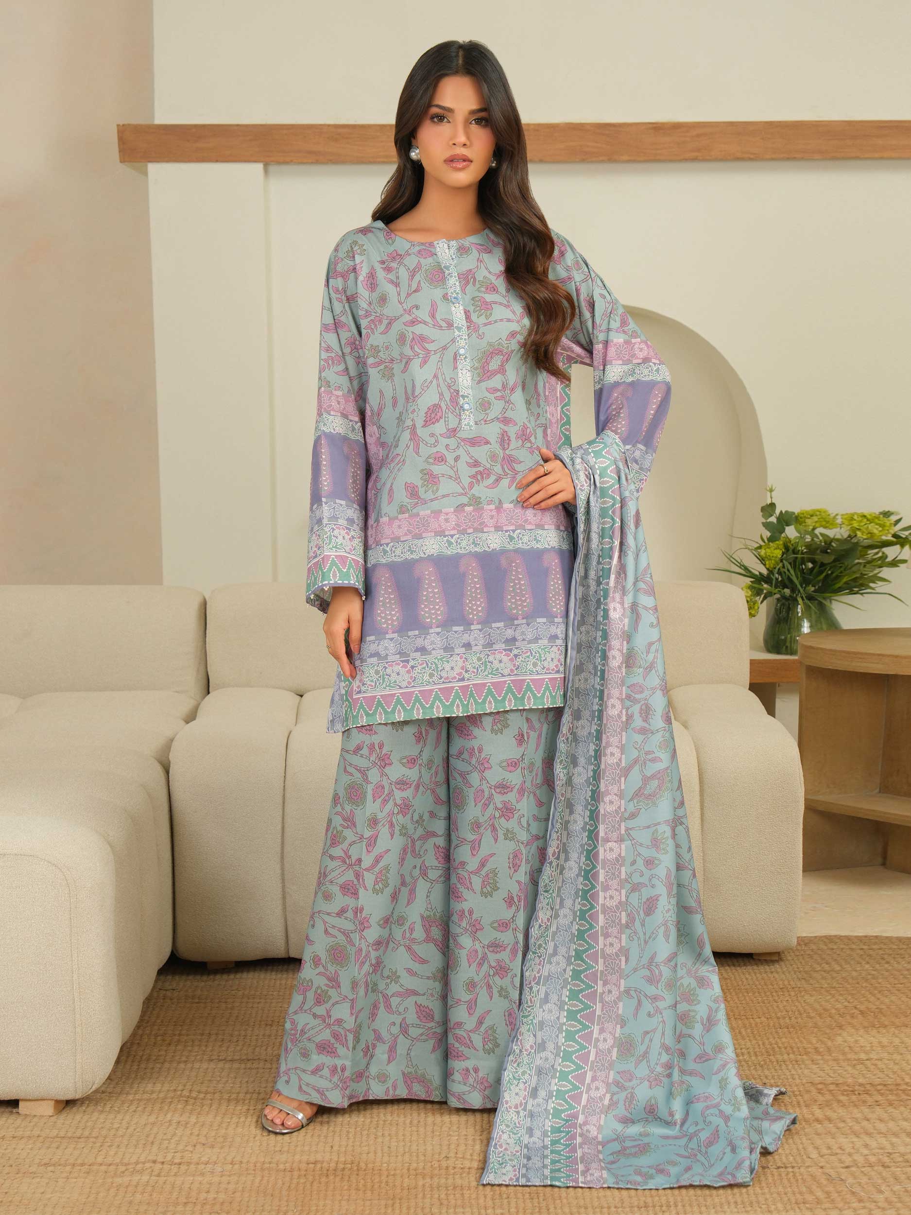 Limelight U4416SU-3PC-227 Printed Winter Collection 2025