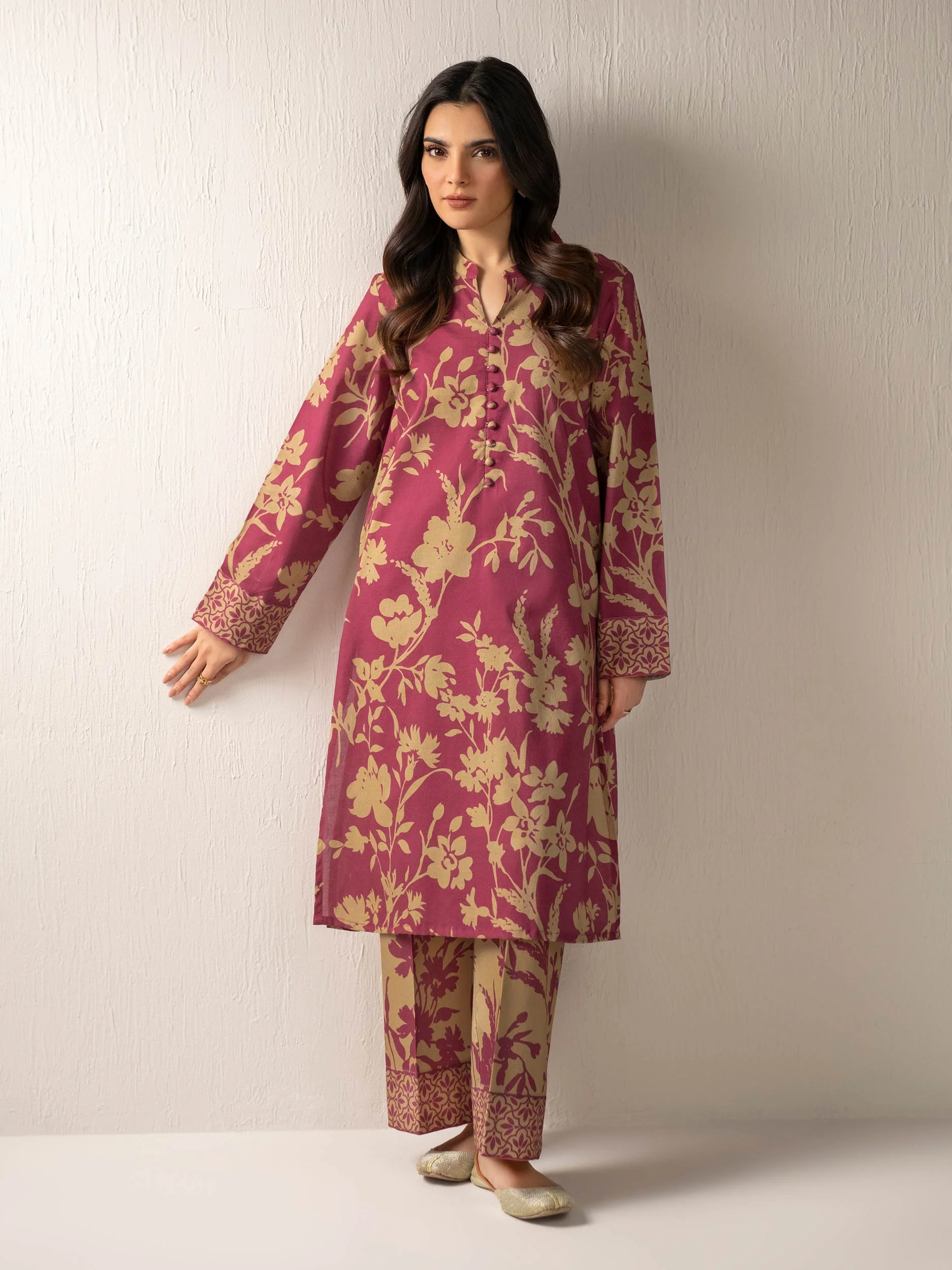 Limelight  U4426ST-2PC-582 Printed Winter Collection 2025