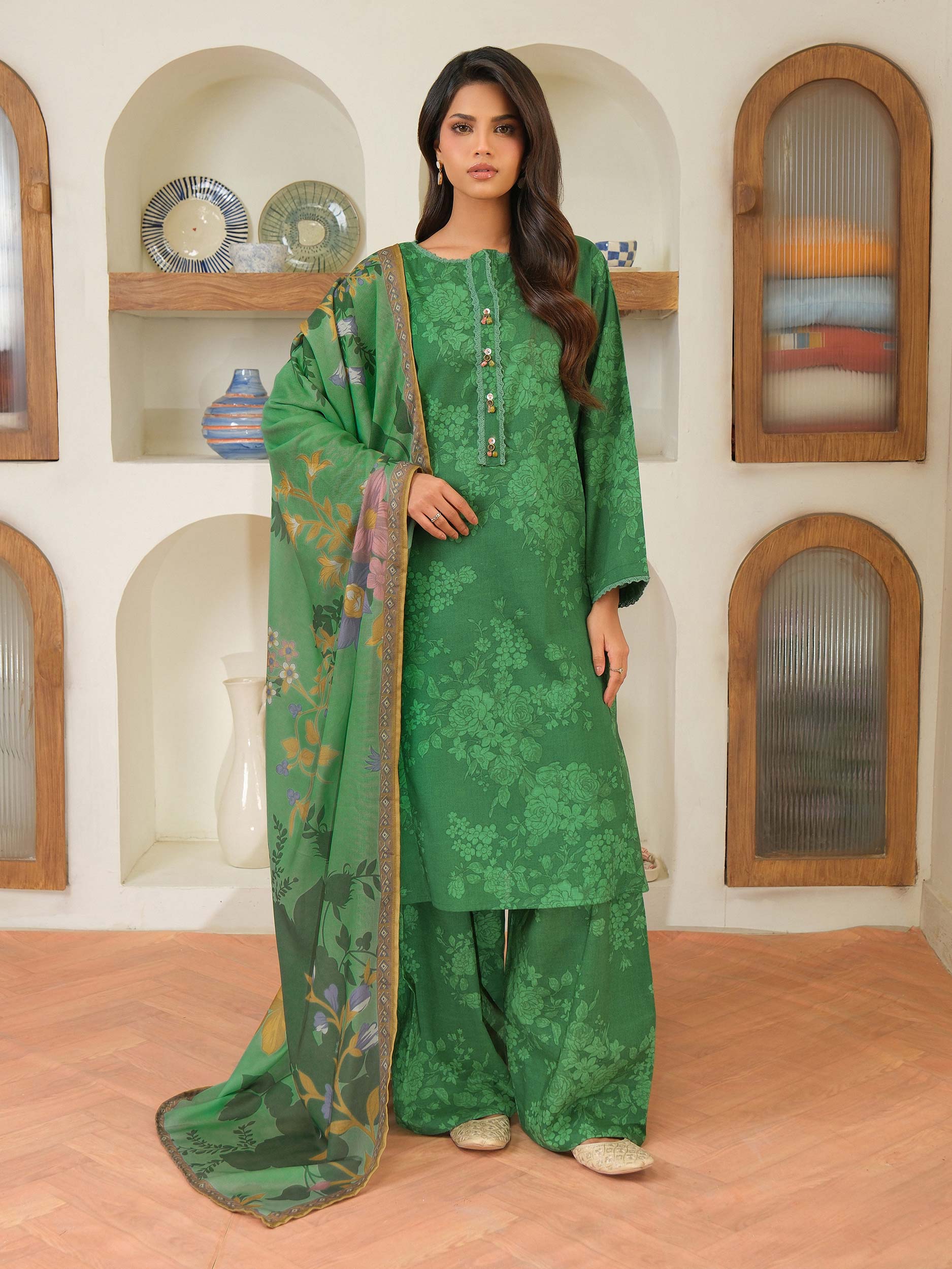 Limelight U4433SU-3PC-227 Printed Winter Collection 2025