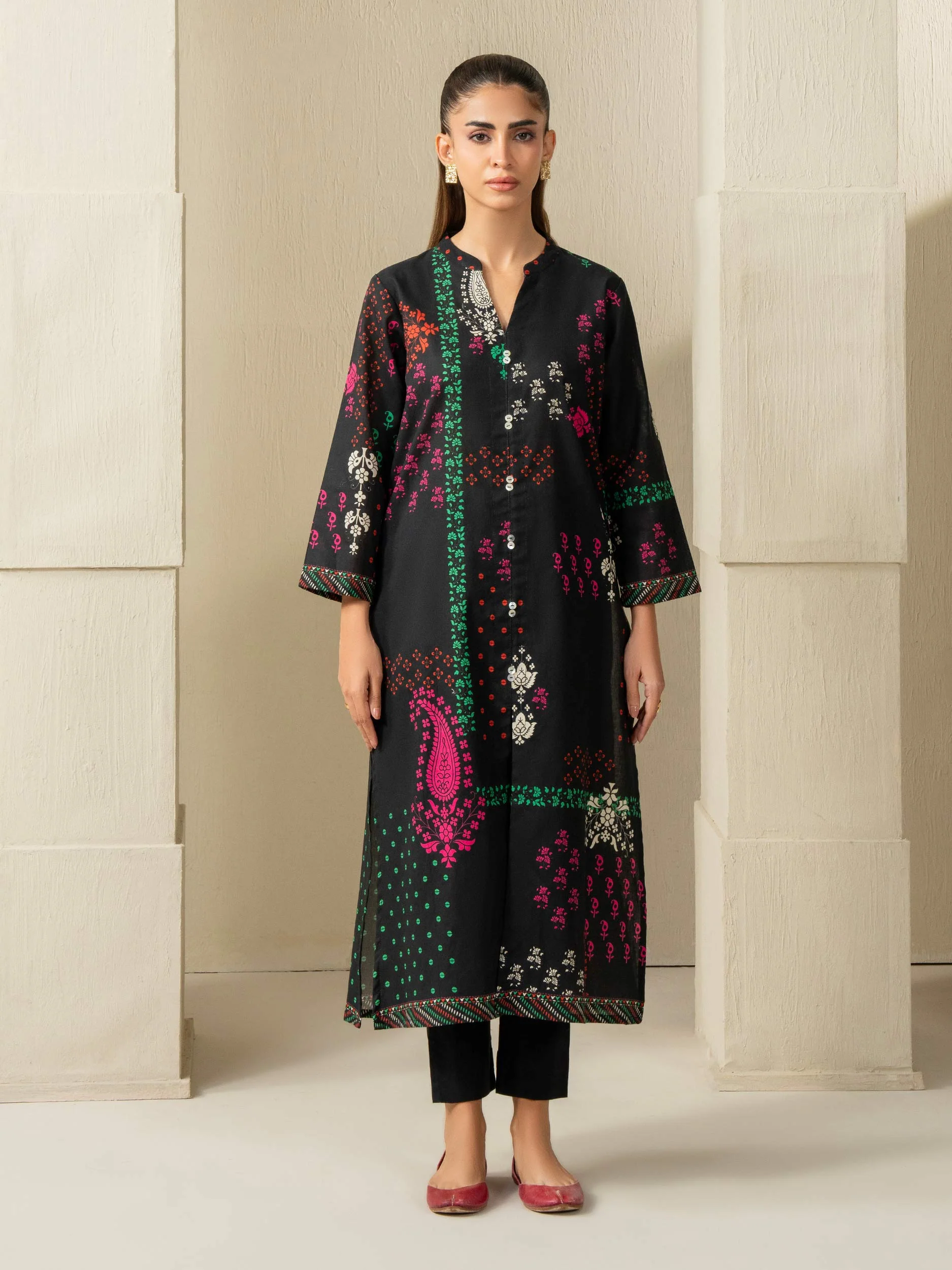 Limelight U4514SH-SSH-034 Printed Winter Collection 2025
