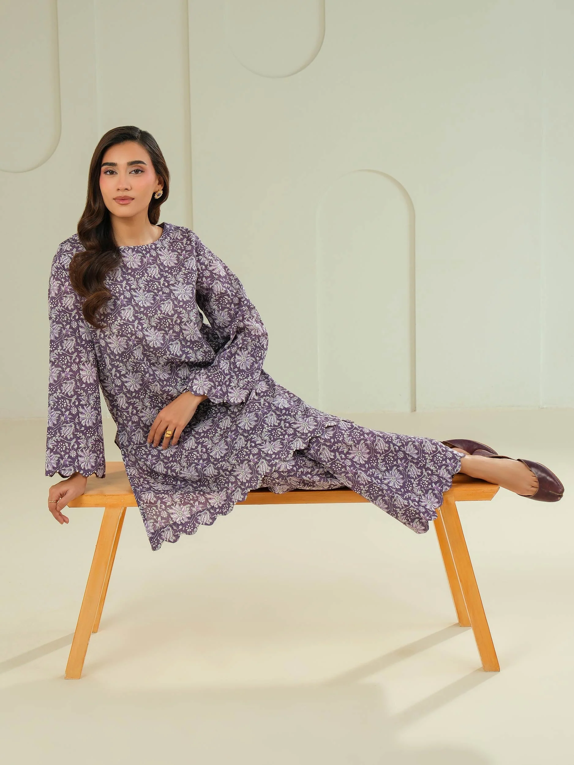 Limelight  U4542SH-SSH-610 Printed Winter Collection 2025 - Image 2