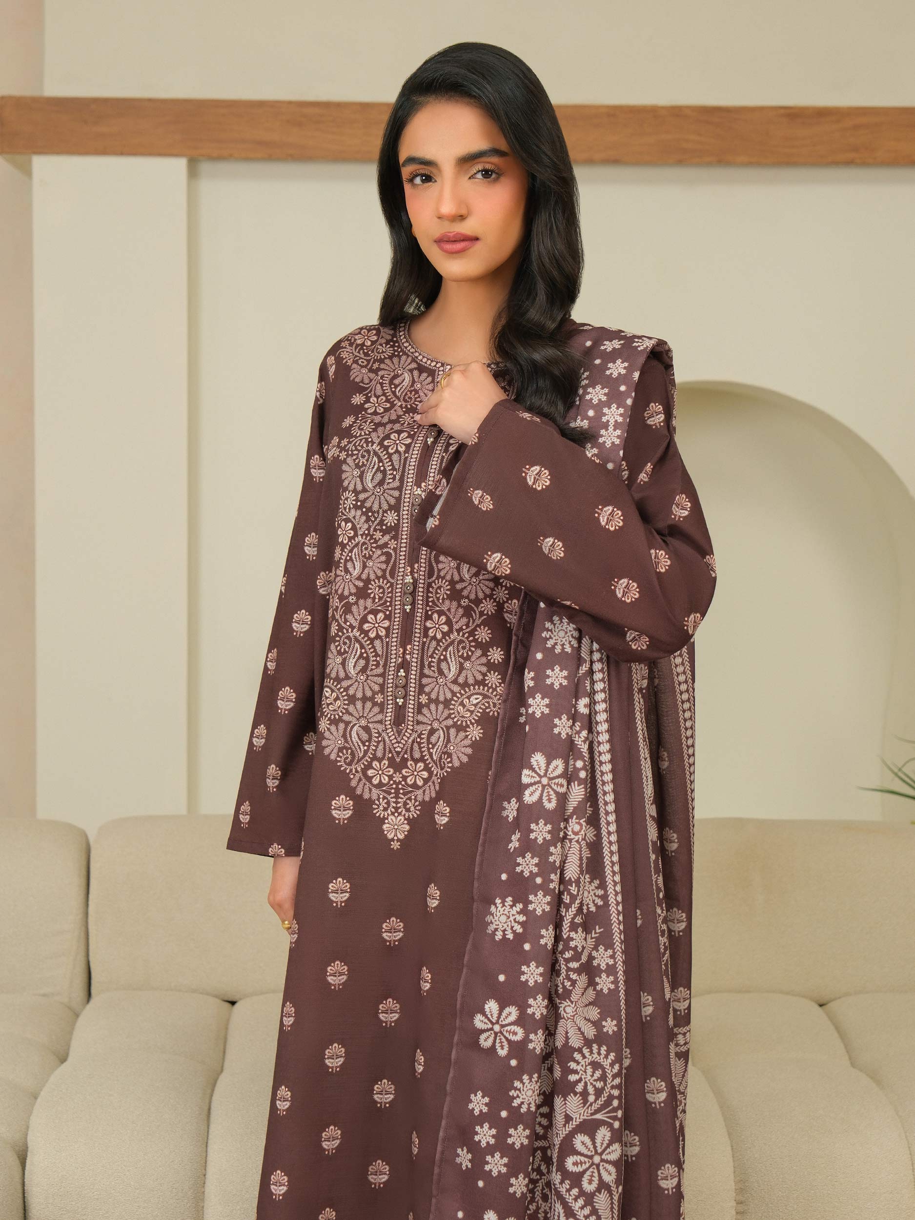 Limelight  U4558SD-2PC-091 Printed Winter Collection 2025 - Image 2