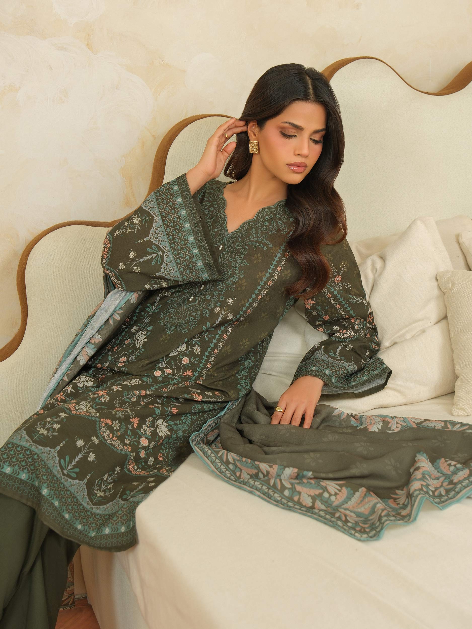 Limelight  U4576SU-3PC-227 Printed Winter Collection 2025 - Image 2