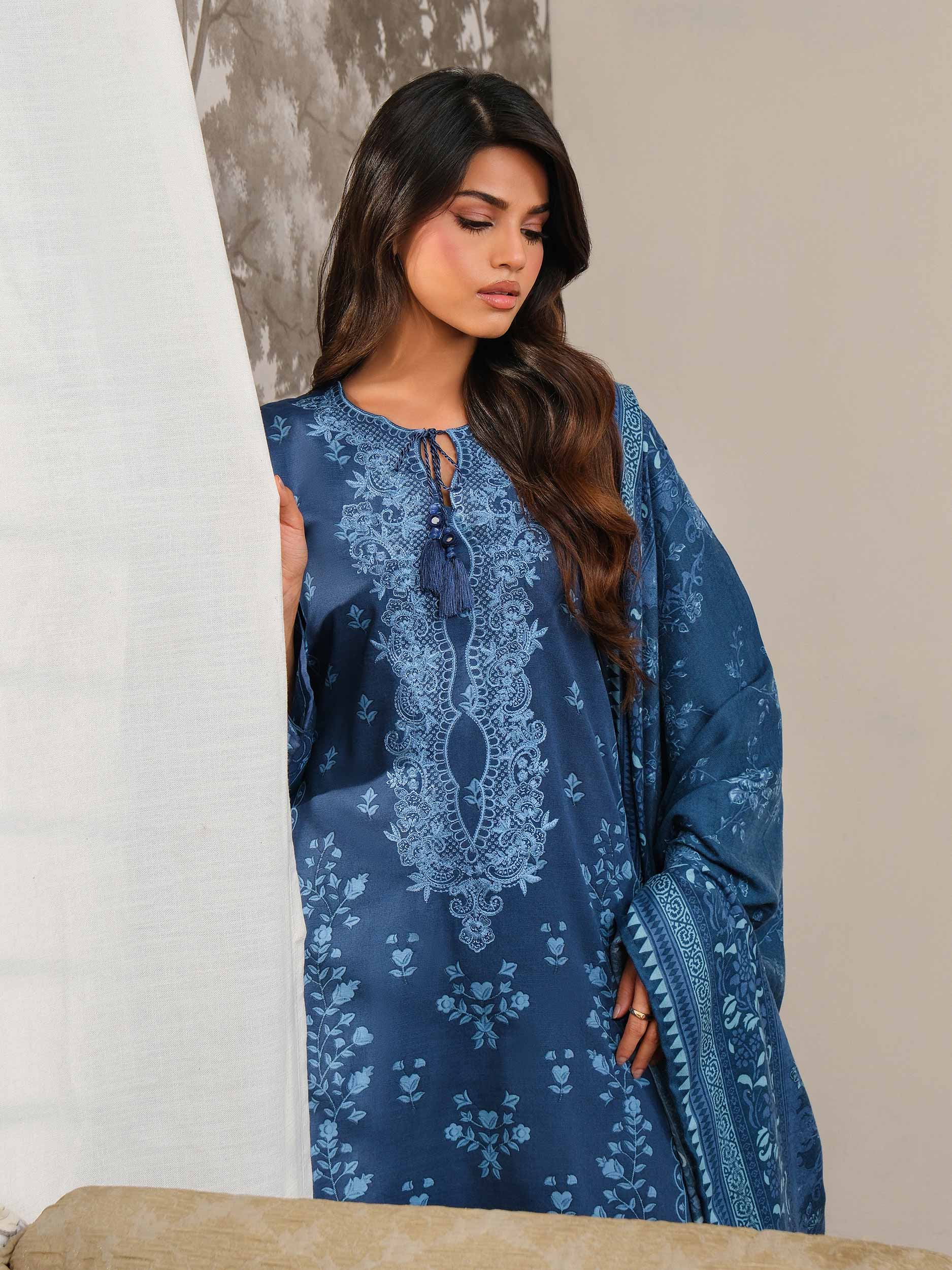 Limelight U4624SU-3PC-143 Winter Embroiderd Collection 2025 - Image 2