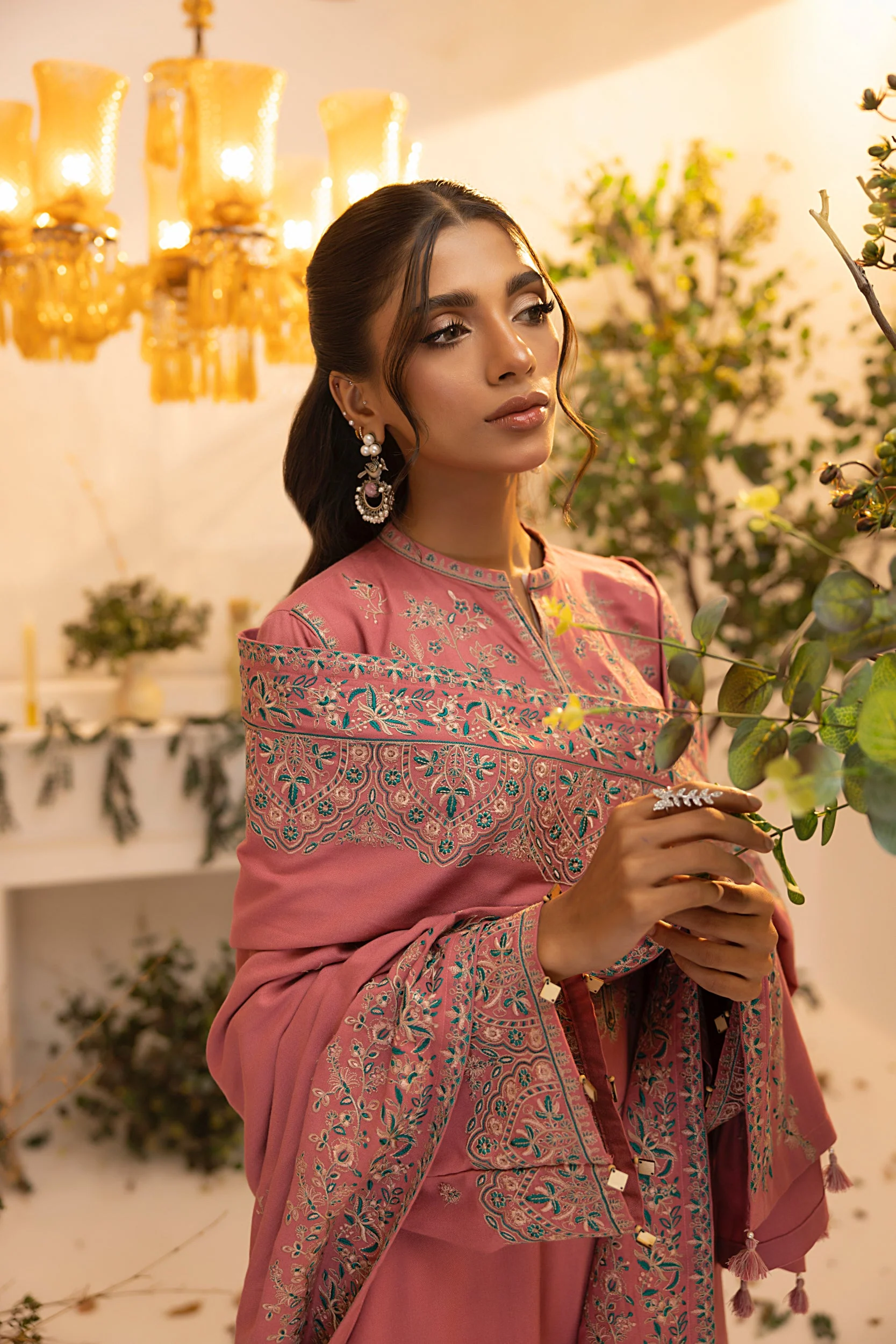 LSM Lakhany LG-IZ-0277 Embroidered Cashmi Wool 2024 - Image 2