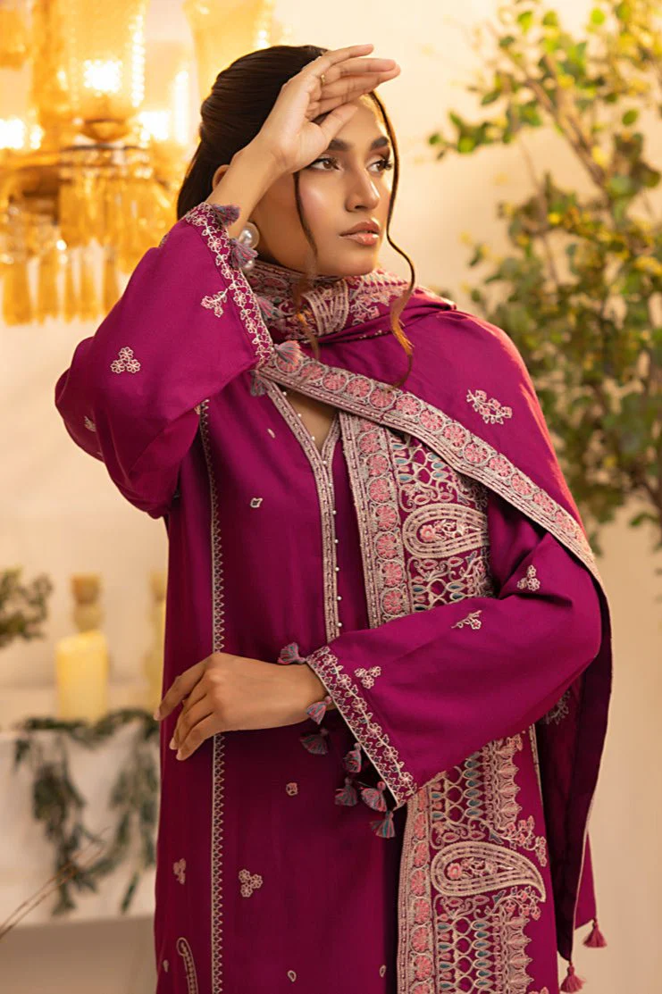 LSM Lakhany LG-UB-0089 Embroidered Cashmi Wool 2024 - Image 2