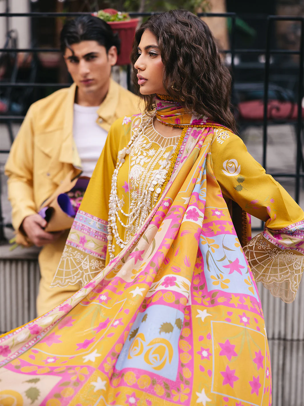 Mahnur Buttercup Broadway Luxury Lawn 2025 - Image 2