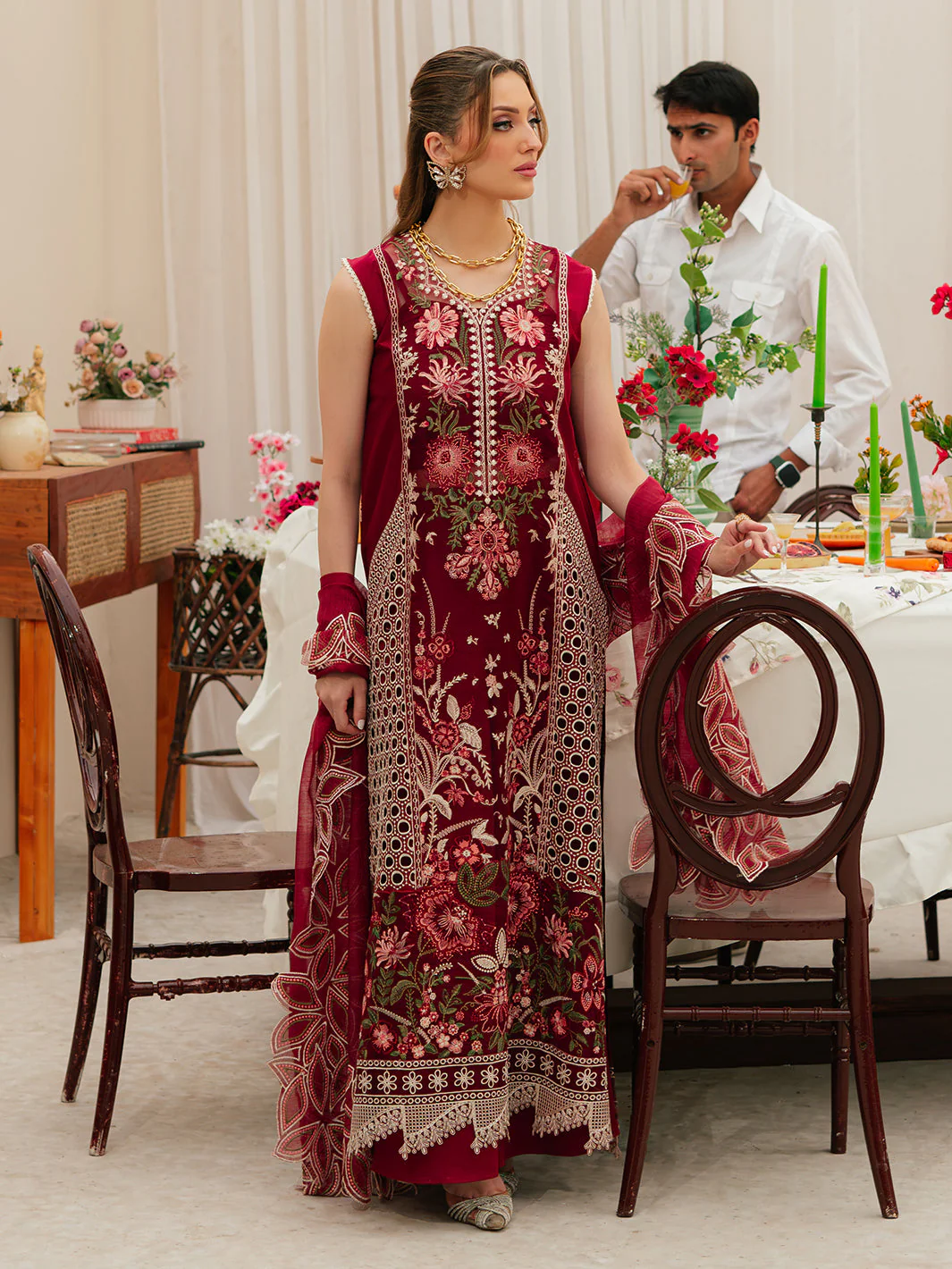 Mahnur Celestial Allenura Luxury Lawn 2024