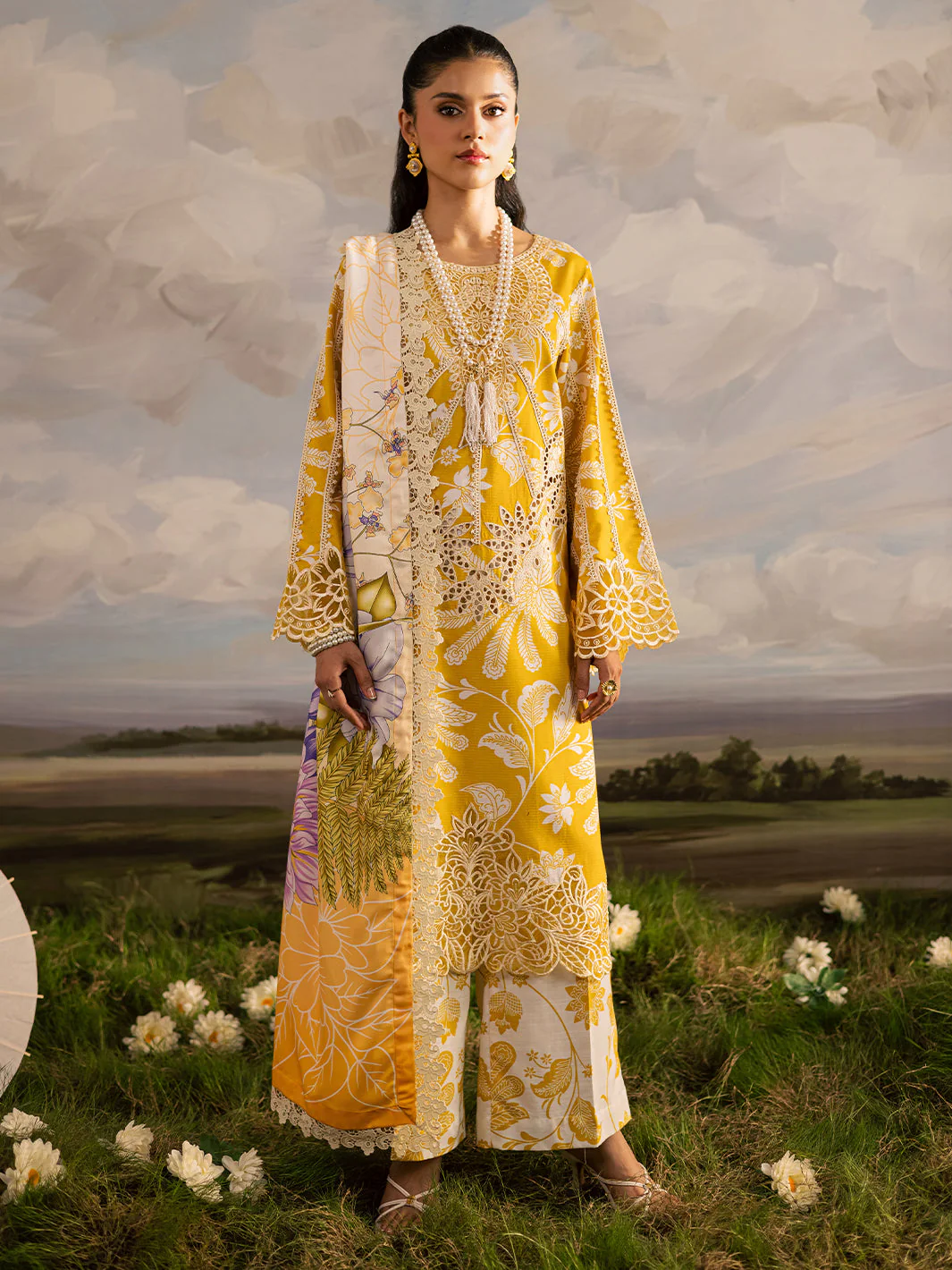 Mahnur K - 03 | 3 PC LINEN Winter Collection 2025