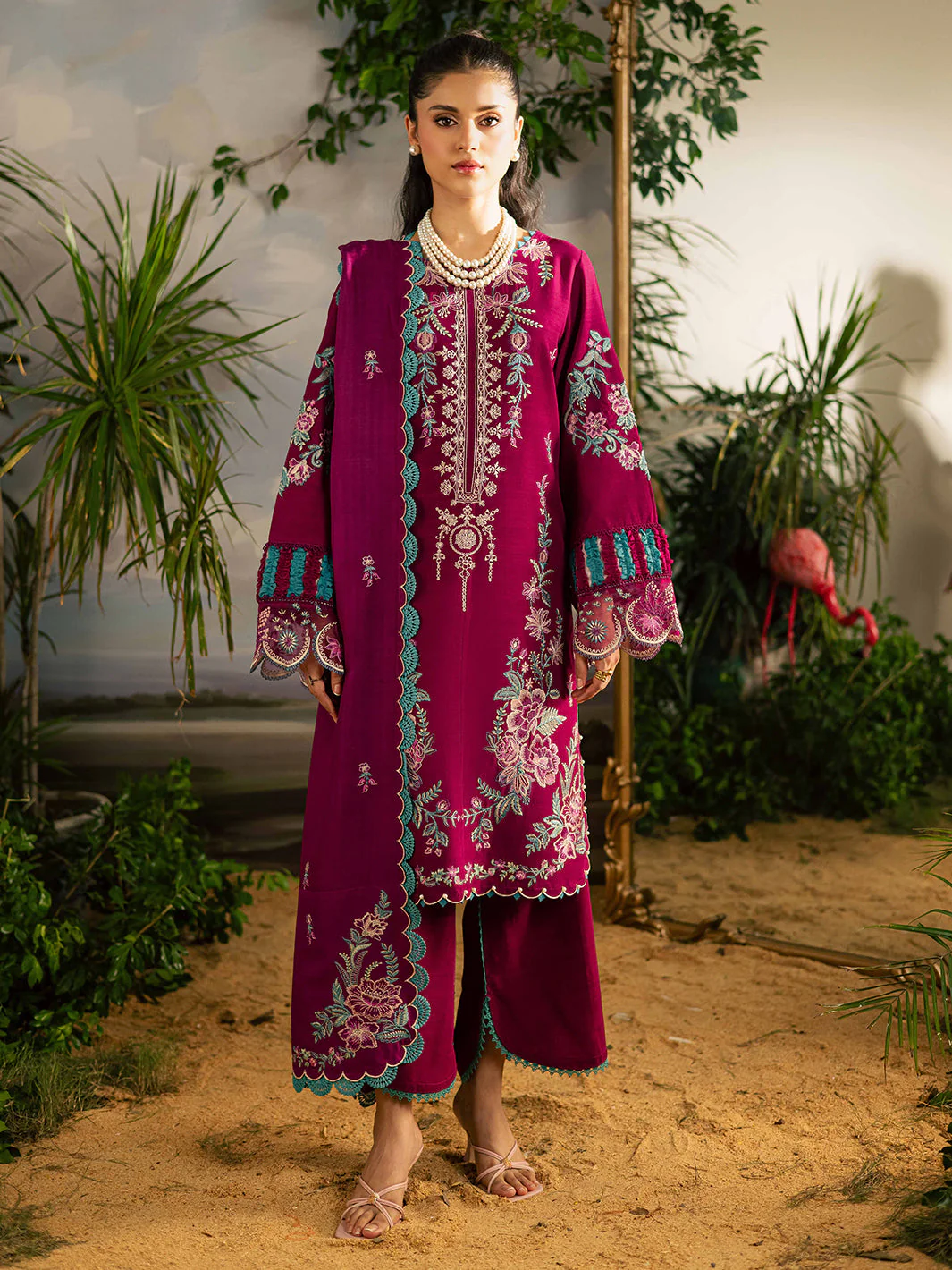 Mahnur K - 09 | 3 PC LINEN Winter Collection 2025