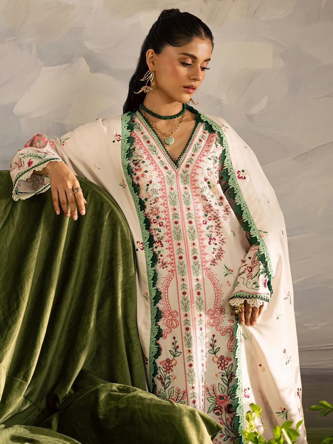 Mahnur K - 11 | 3 PC LINEN Winter Collection 2025 - Image 2