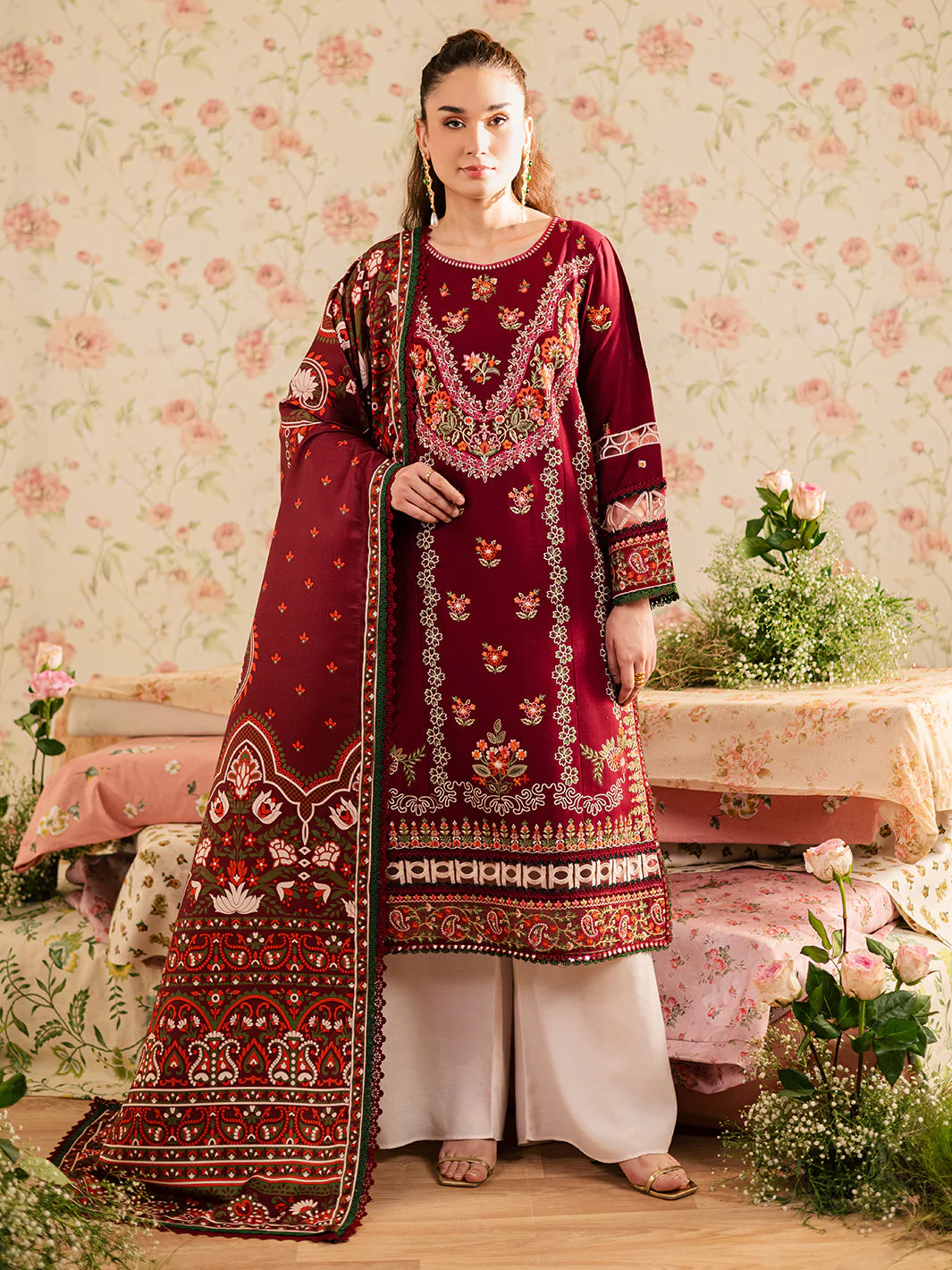 Mahnur K - 12 | 3 PC LINEN Winter Collection 2025