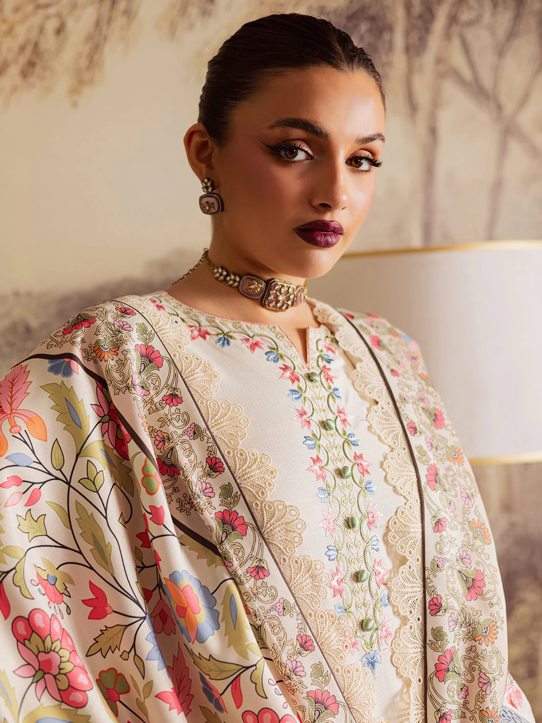 Mahnur NK - 01 | 3 PC KHADDAR Winter Collection 2025 - Image 2