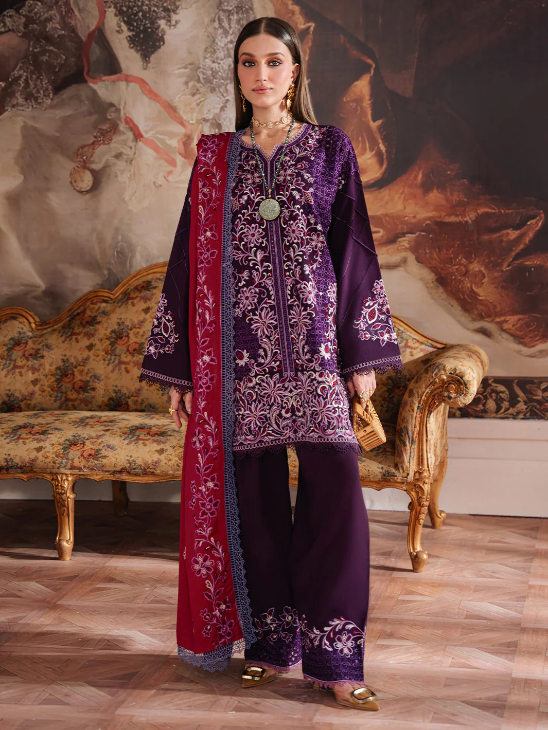 Mahnur  SG-010 | 3 PC Karandi Winter Collection 2025