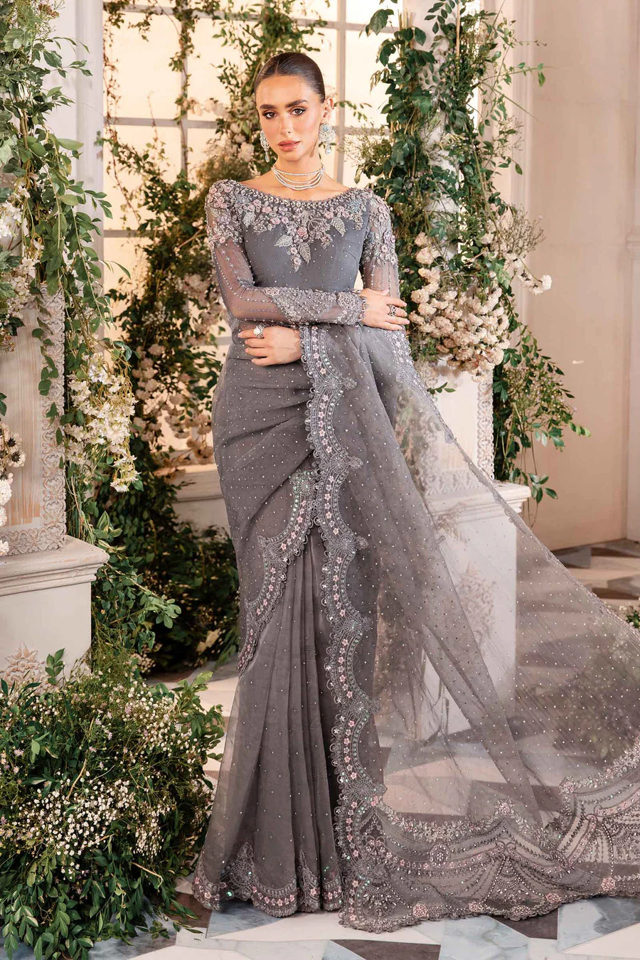 Maria B BD-2902 Mboridered Collection 2024