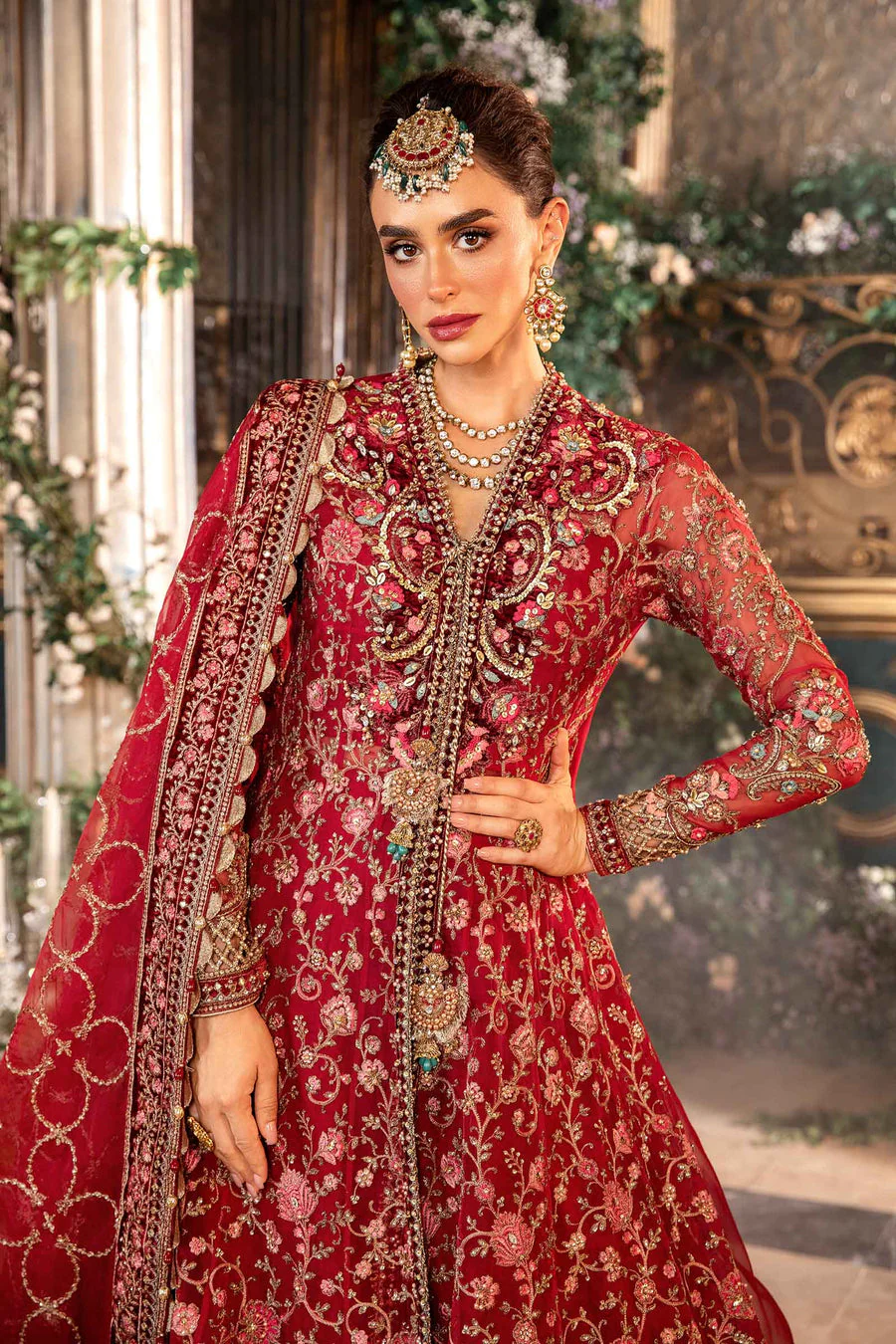 Maria B BD-2908 Mboridered Collection 2024 - Image 2