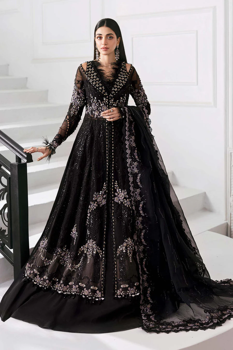 Maria B BD-3004 Mbroidered Wedding Collection 2025