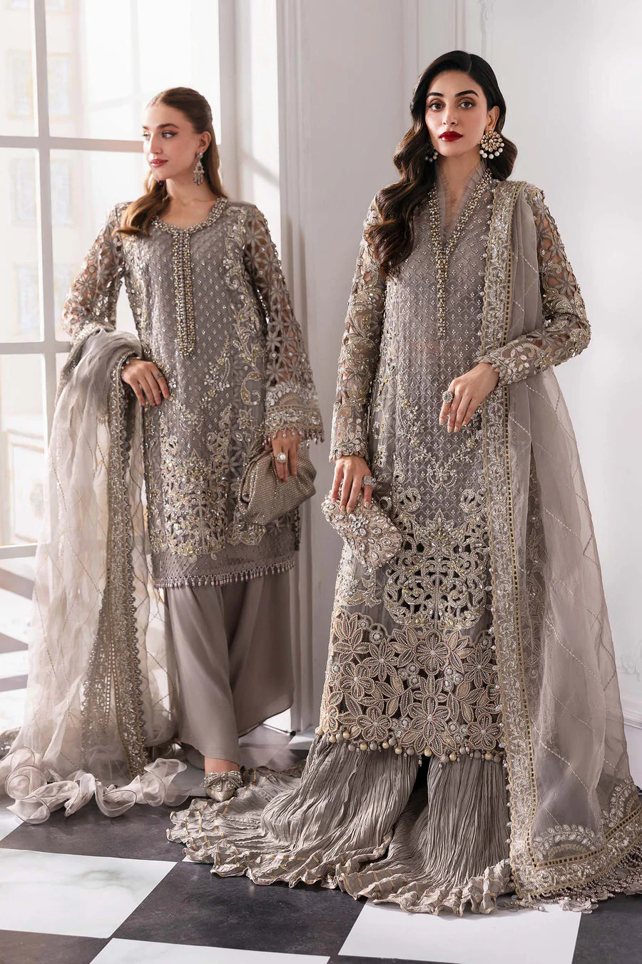 Maria B BD-3006 Mbroidered Wedding Collection 2025 - Image 2