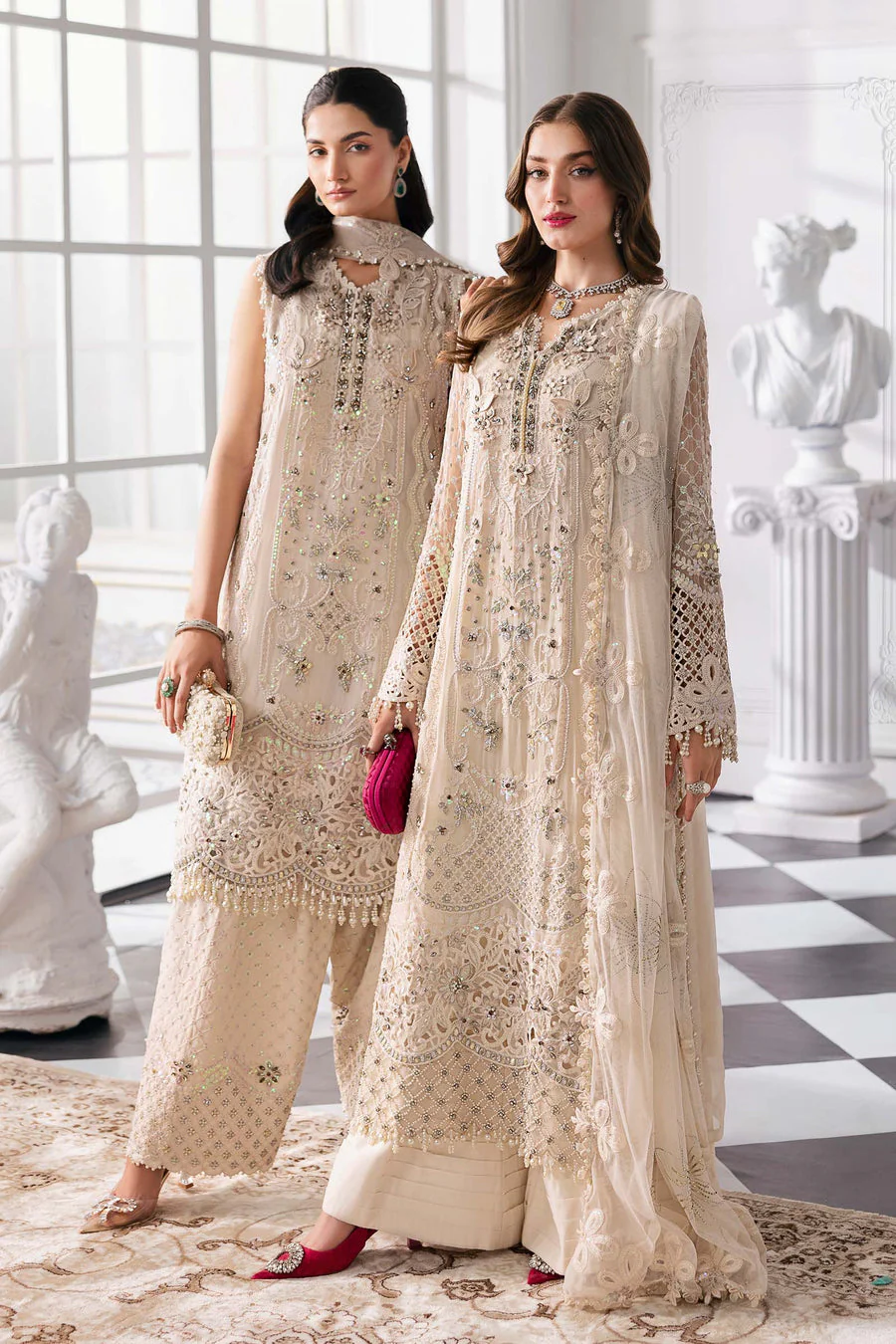 Maria B BD-3007 Mbroidered Wedding Collection 2025 - Image 2