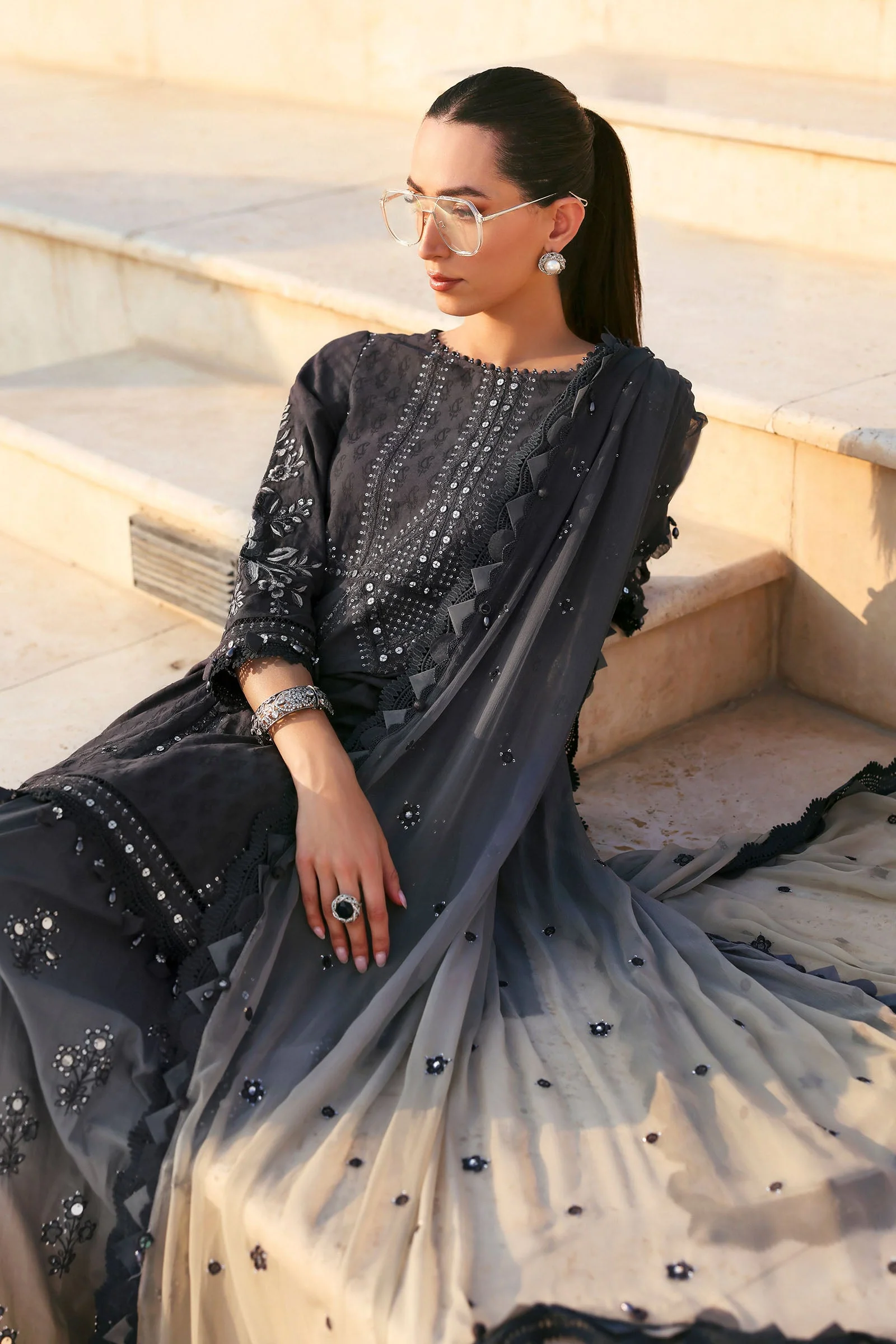 Maria B D-2602-B Summer Lawn 2026 - Image 2