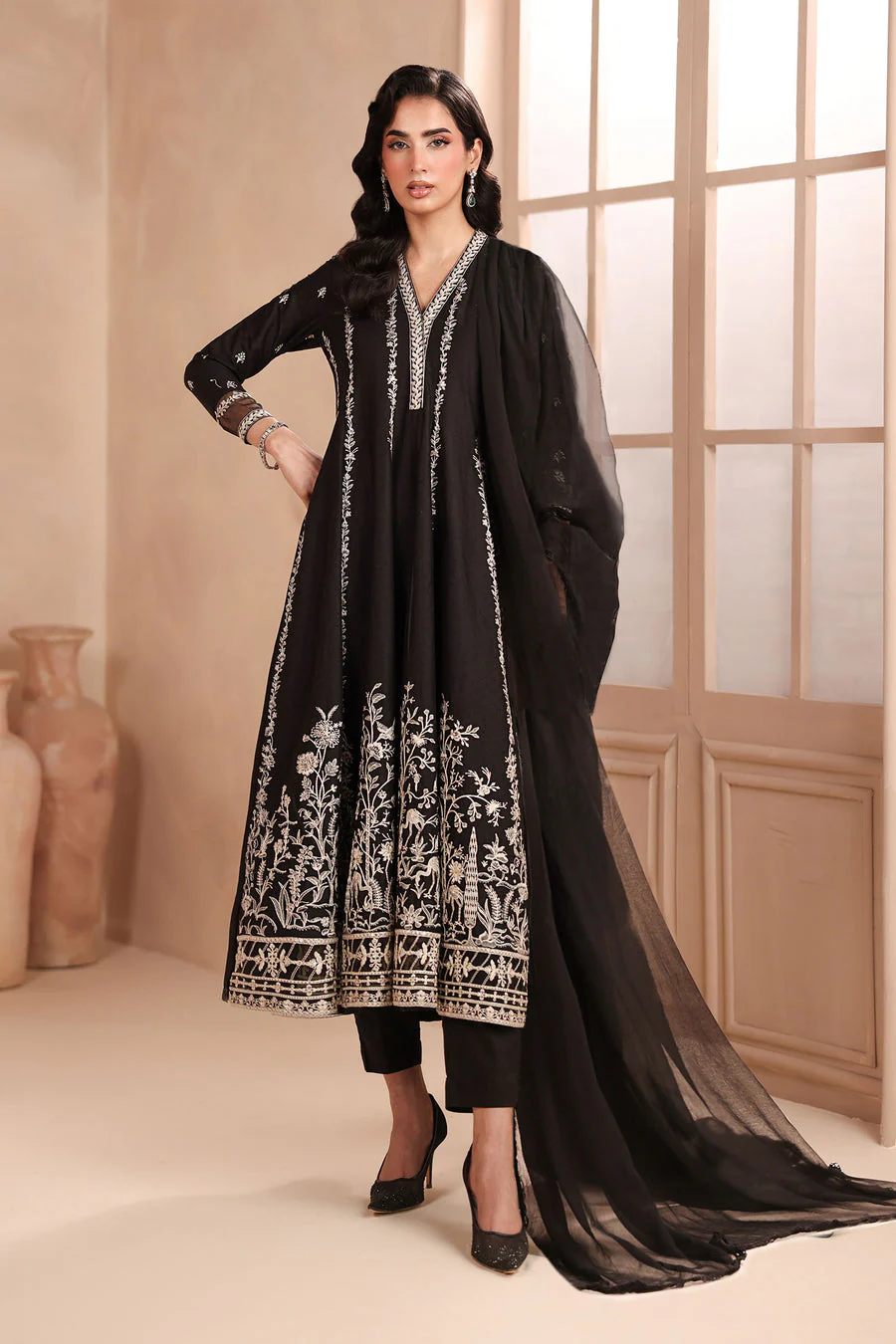 Maria B DMN2509-ESM-BLK Monochrome Cllection 2025