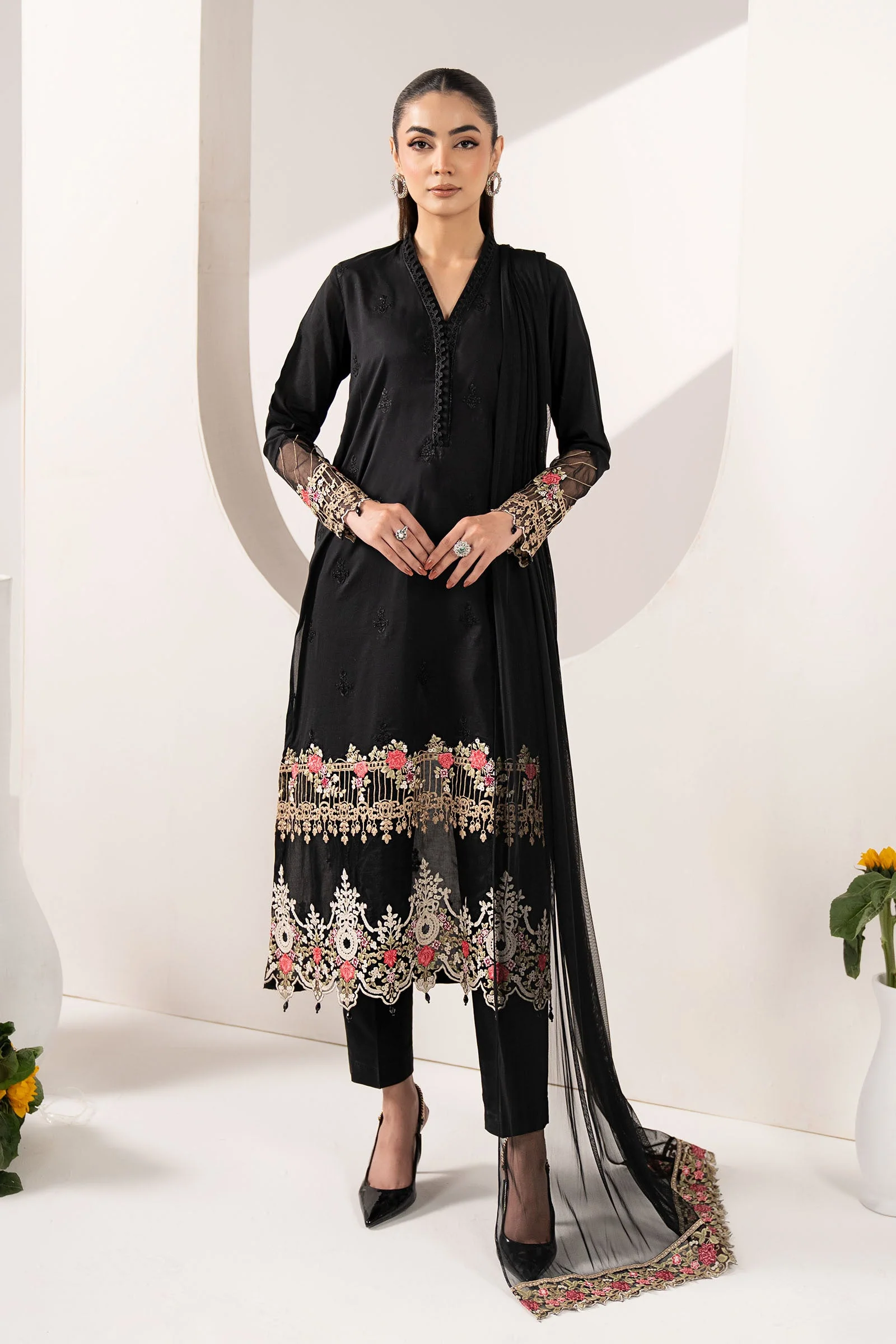 Maria B DW-EA20-08R1-Black Eid Collection 2026
