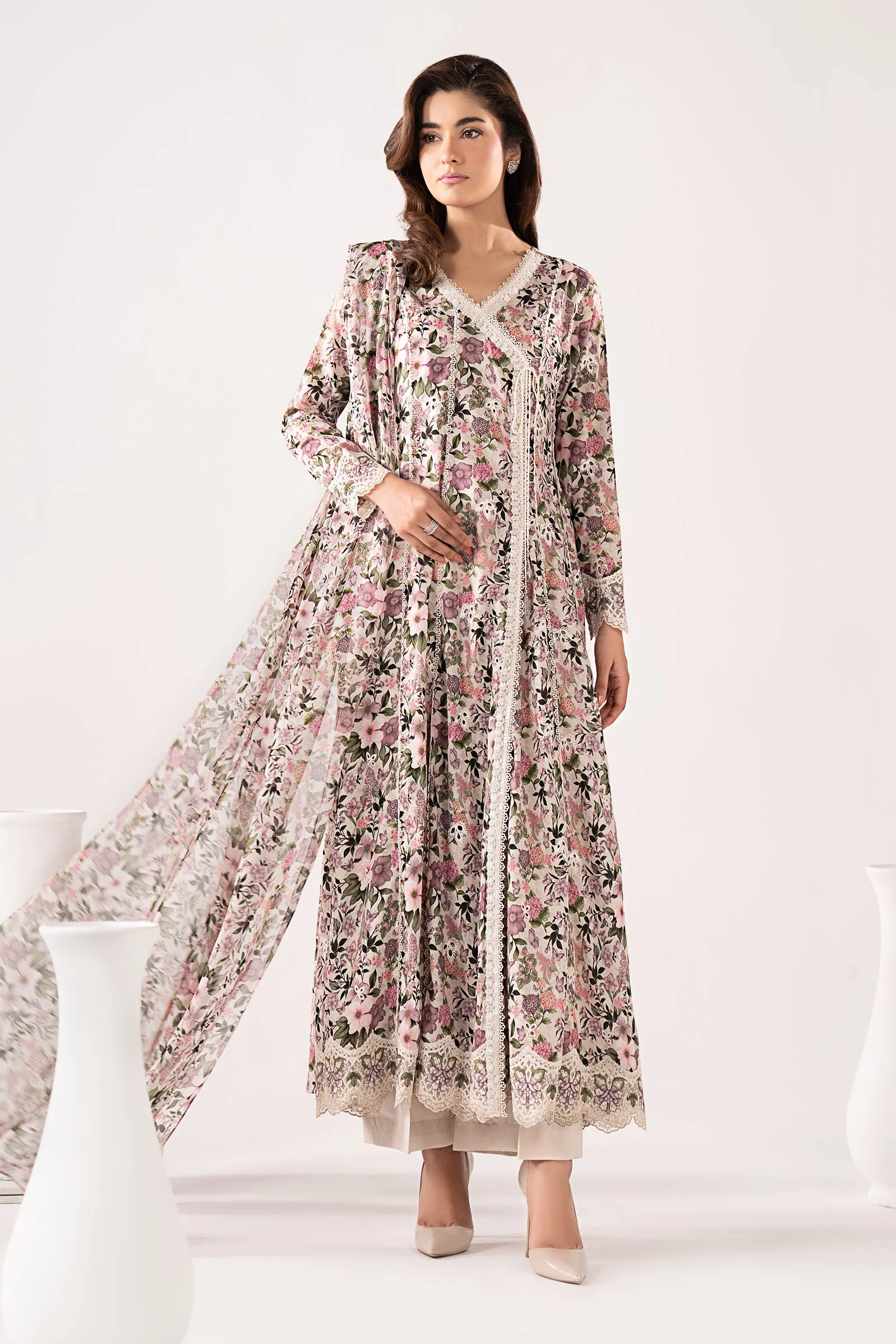Maria B DW-EA26-55-Off White Eid Collection 2026