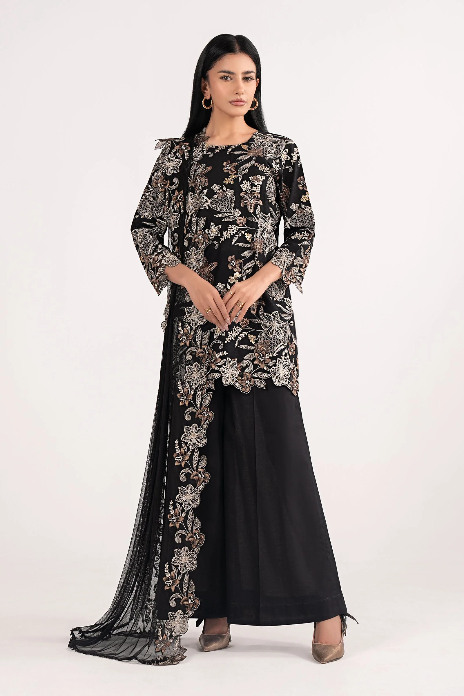 Maria B DW-EF26-61 Black Premium Pret 2026