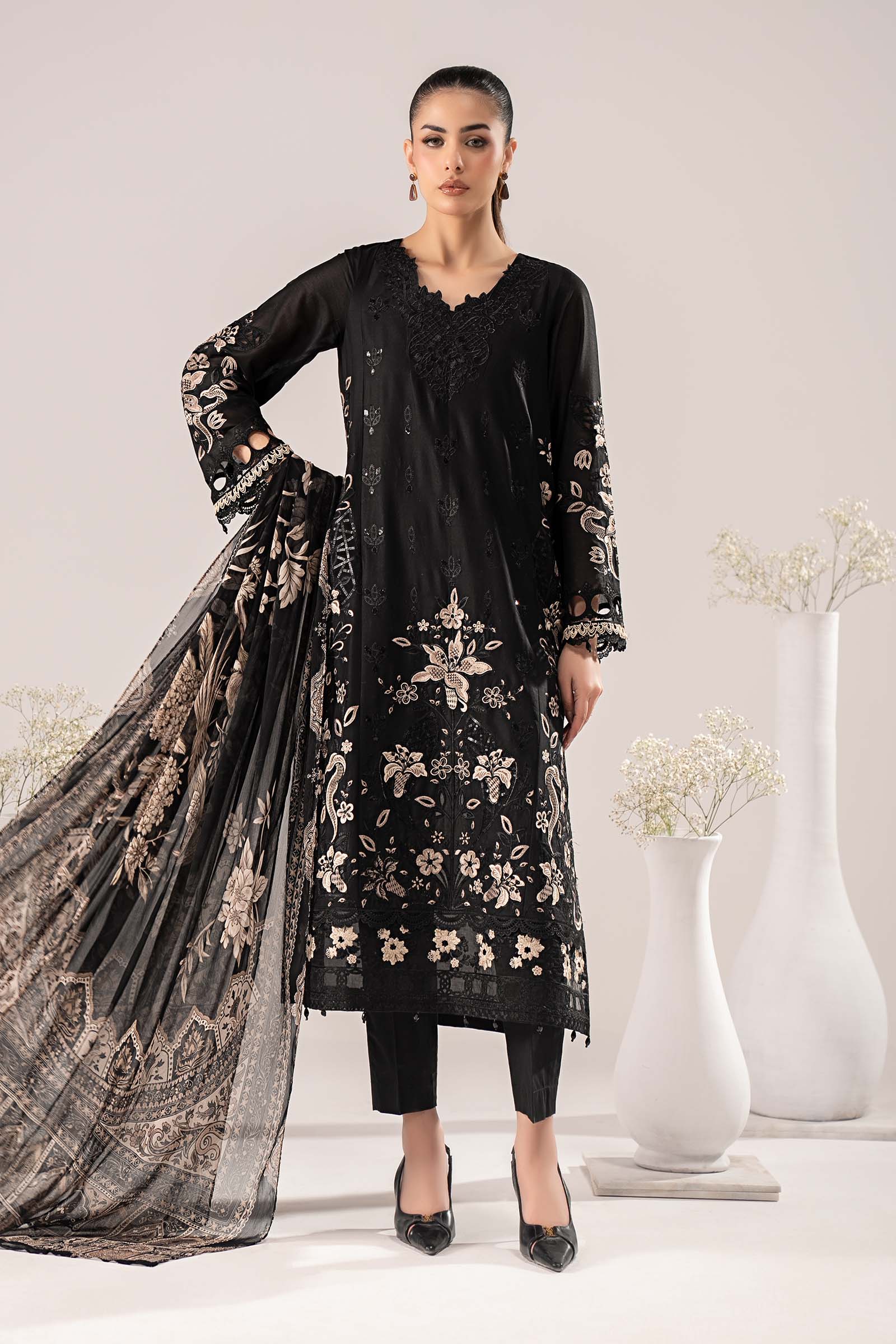 Maria B DW-EF26-62 Black Premium Pret 2026