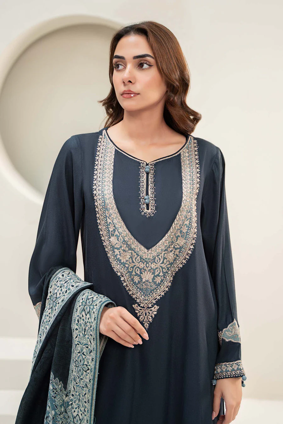 Maria B DW-W24-102 Casual Pret 2024 - Image 2