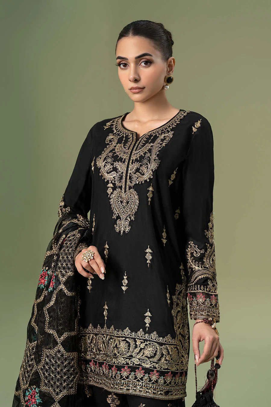 Maria B DW-W24-105 Casual Pret 2024 - Image 2