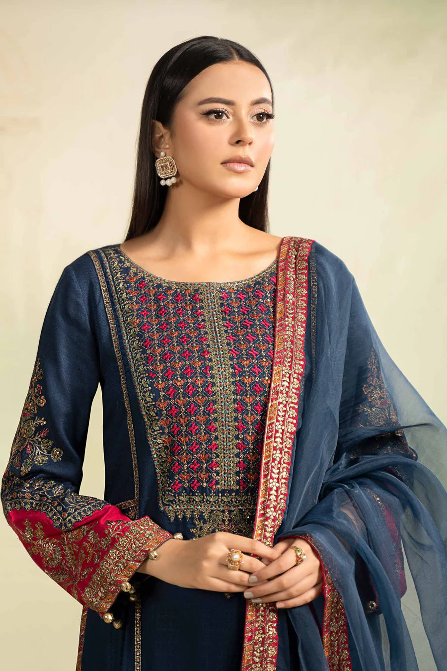 Maria B DW-W24-111 Casual Pret 2024 - Image 2