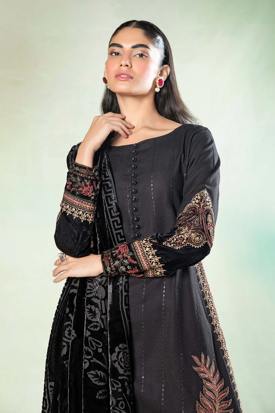 Maria B DW-W24-146 Casual Pret 2024 - Image 2